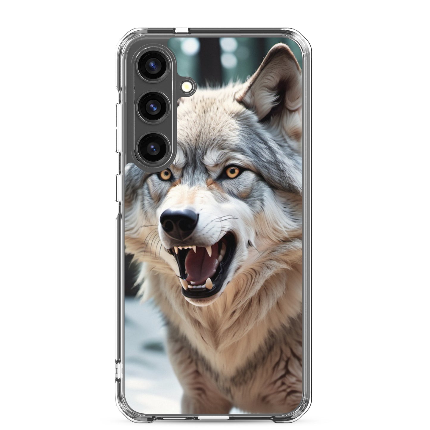 🐺 S24 Ultra Case – Fierce Wolf Design | Fits Samsung Galaxy S10 to S25 (Plus & Ultra Included) Samsung Galaxy S24 Plus