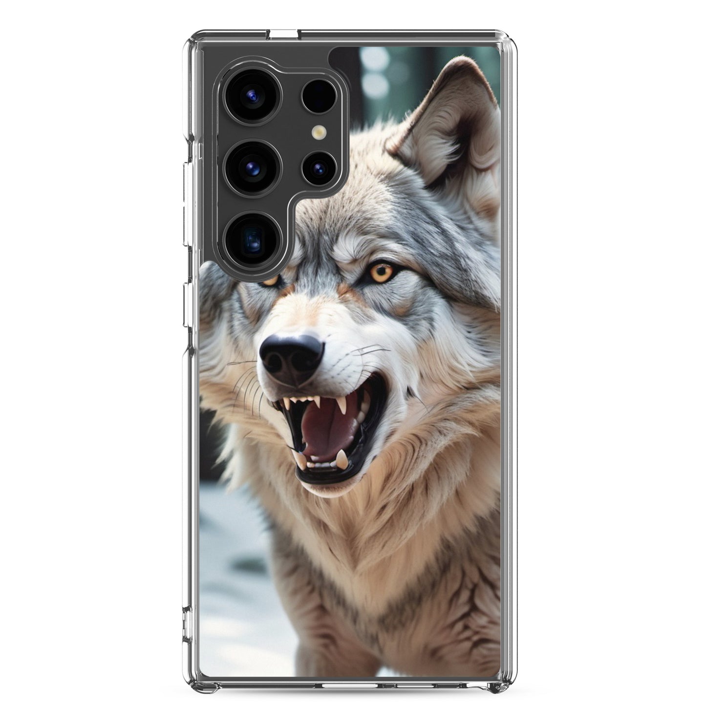 🐺 S24 Ultra Case – Fierce Wolf Design | Fits Samsung Galaxy S10 to S25 (Plus & Ultra Included) Samsung Galaxy S24 Ultra