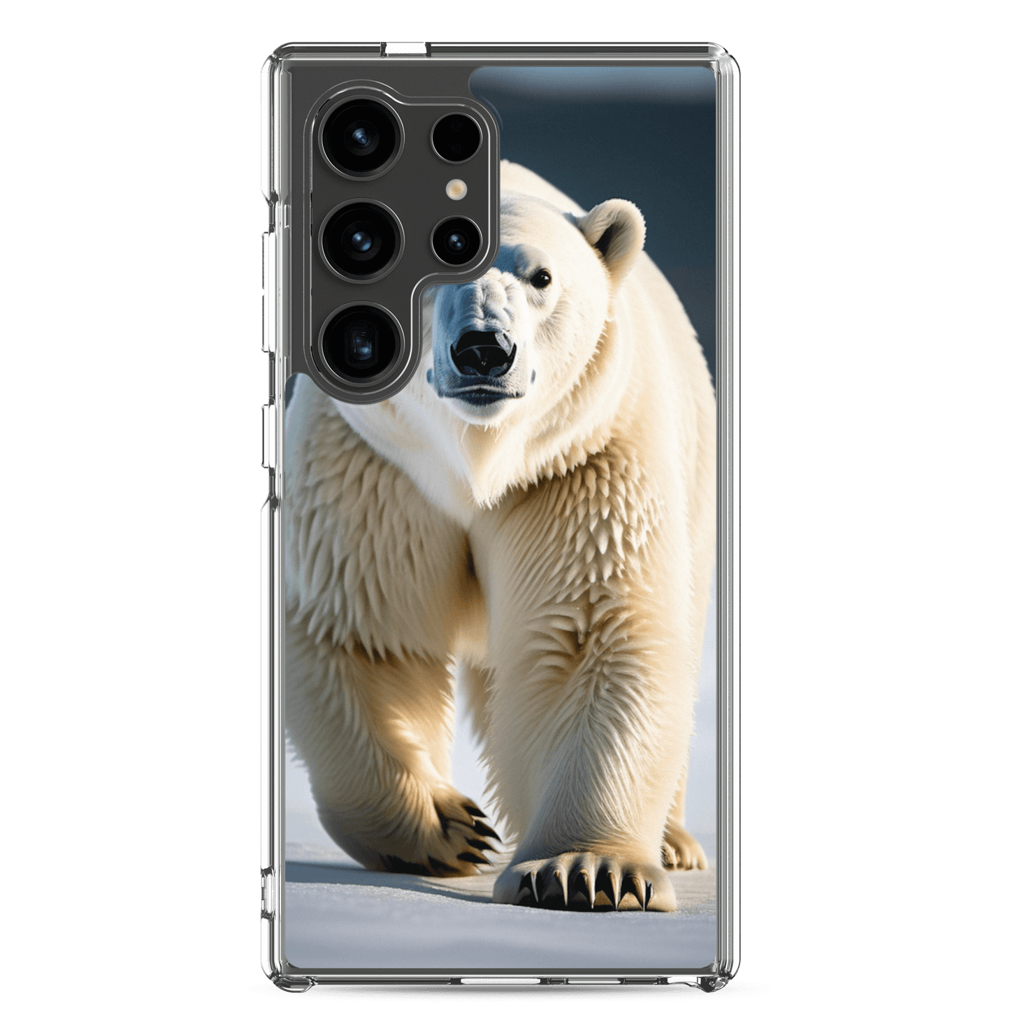 S23 Ultra Case – Polar Bear Design | Fits Galaxy S10 to S25 (Plus & Ultra) Samsung Galaxy S24 Ultra