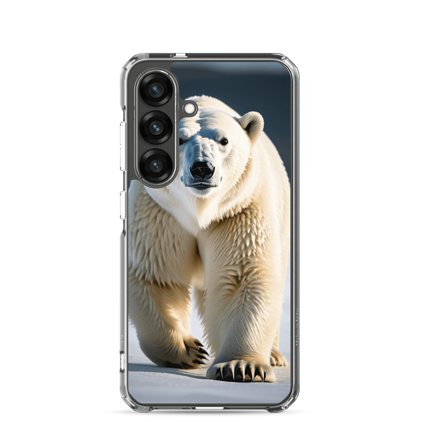S23 Ultra Case – Polar Bear Design | Fits Galaxy S10 to S25 (Plus & Ultra) Samsung Galaxy S25