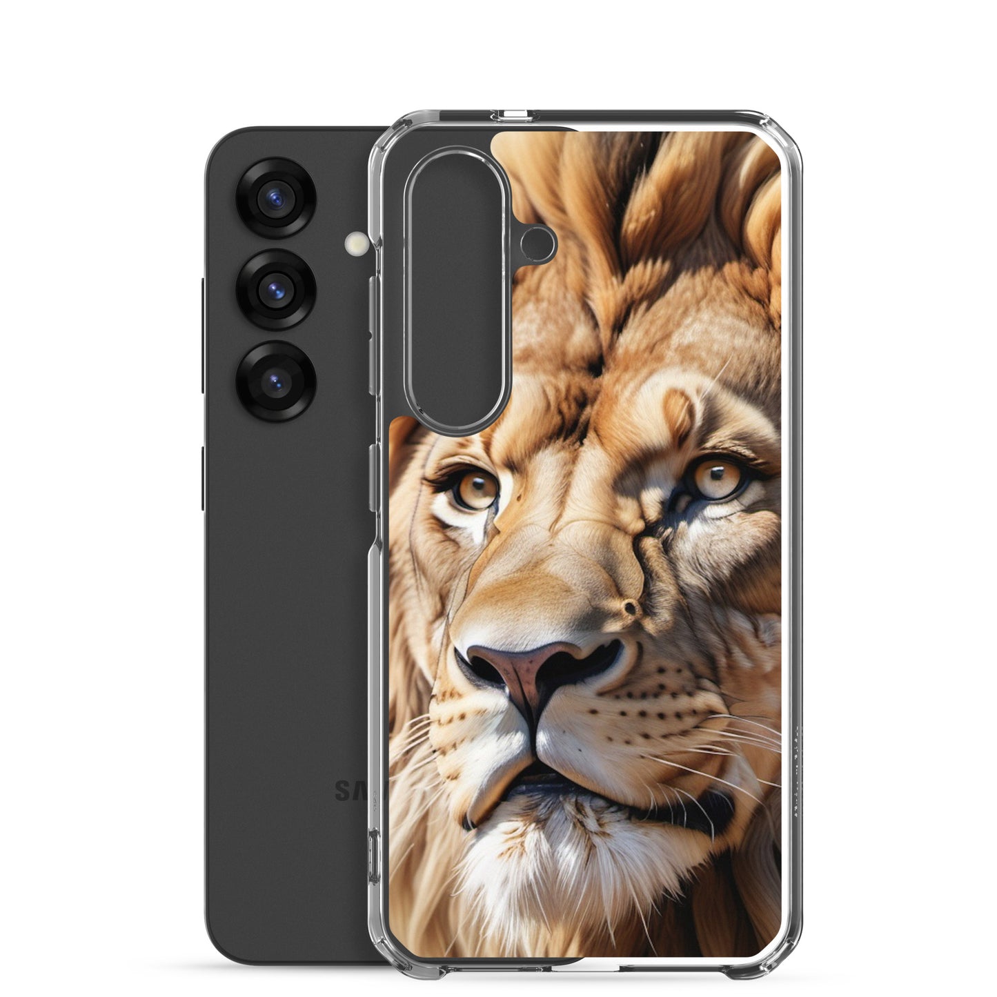 🦁 S24 Ultra Case – Majestic Lion Design | Fits Samsung Galaxy S10 to S25 (Plus & Ultra Included)