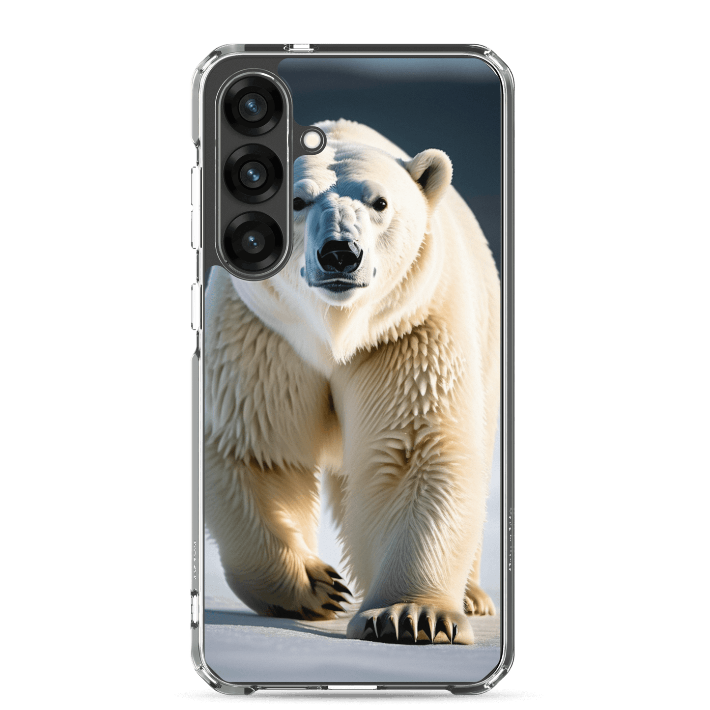 S23 Ultra Case – Polar Bear Design | Fits Galaxy S10 to S25 (Plus & Ultra) Samsung Galaxy S25 Plus