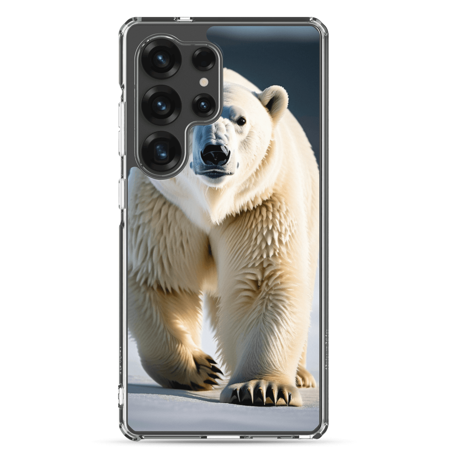 S23 Ultra Case – Polar Bear Design | Fits Galaxy S10 to S25 (Plus & Ultra) Samsung Galaxy S25 Ultra