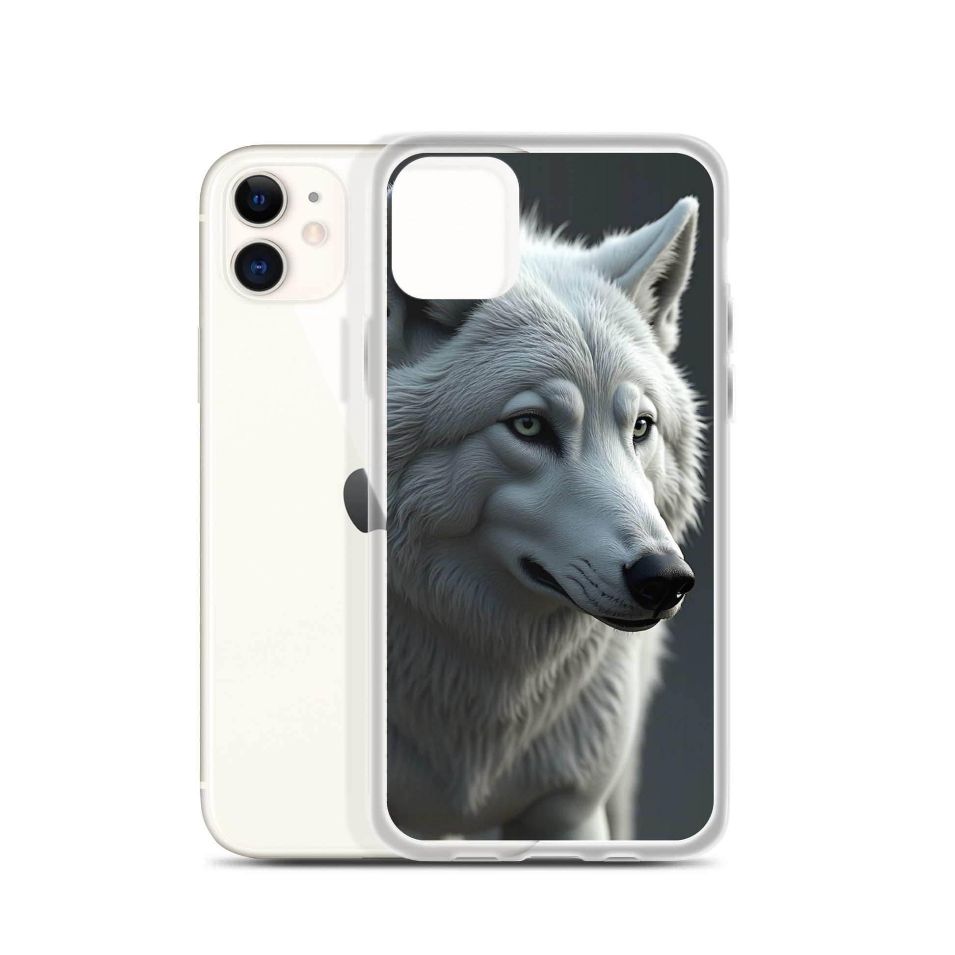 Superficient iPhone 12 Pro Max Case – Majestic Arctic Wolf Design (Fits iPhone 7–16)