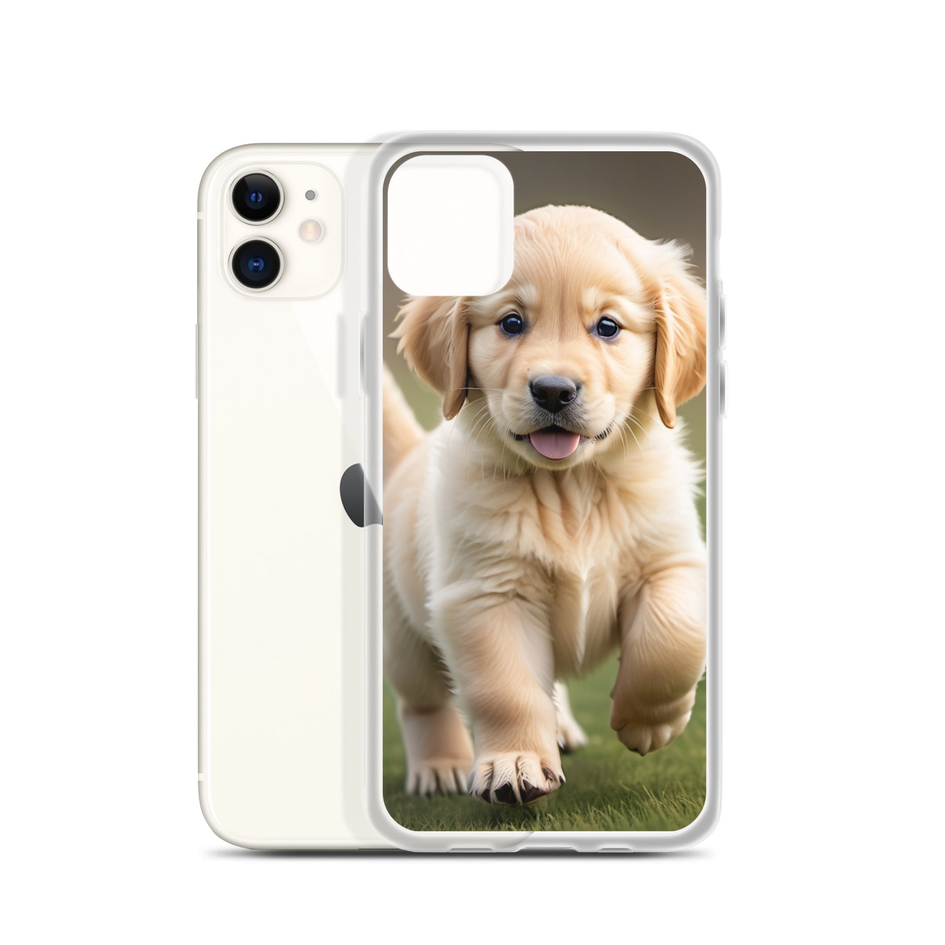 🐾 iPhone 12 Pro Case – Golden Retriever Puppy Design | Fits iPhone 7–16