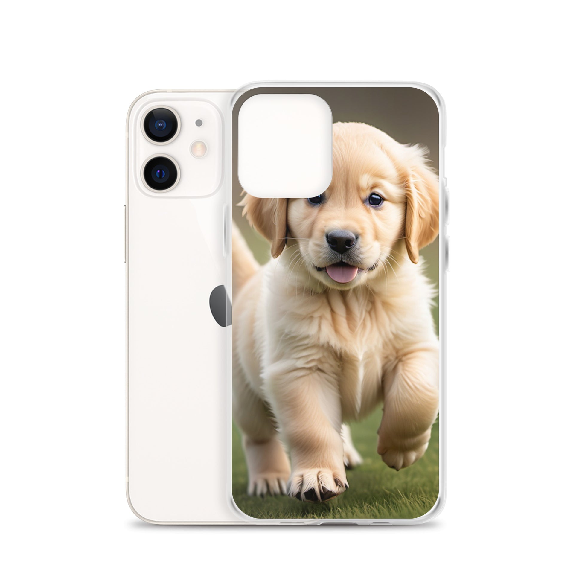 🐾 iPhone 12 Pro Case – Golden Retriever Puppy Design | Fits iPhone 7–16