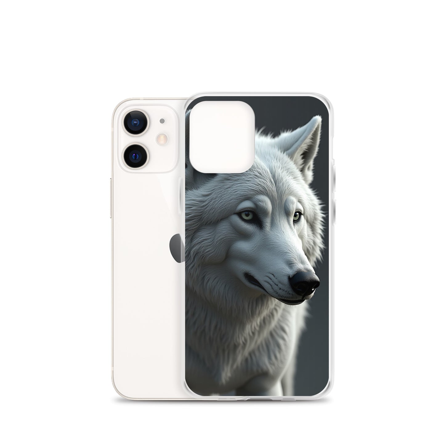 Superficient iPhone 12 Pro Max Case – Majestic Arctic Wolf Design (Fits iPhone 7–16)
