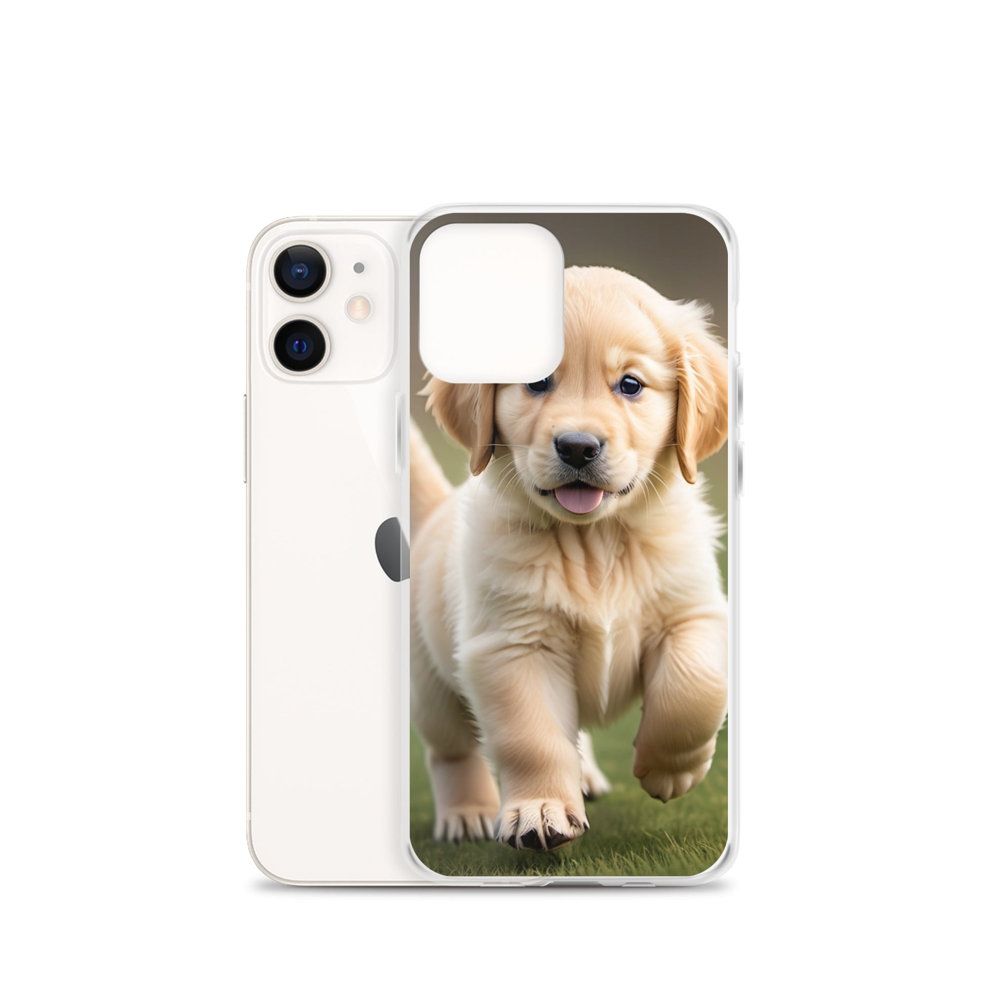🐾 iPhone 12 Pro Case – Golden Retriever Puppy Design | Fits iPhone 7–16