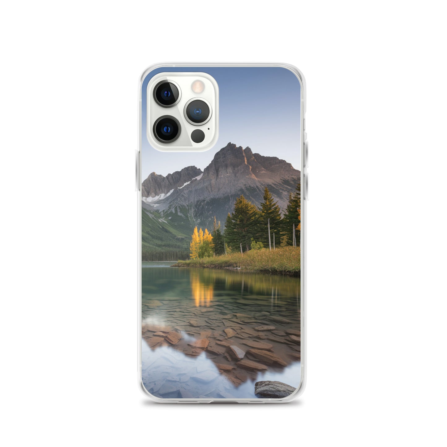 iPhone 12 Pro Max Case – Mountain Lake Design | Fits iPhone 7 to 16 iPhone 12 Pro