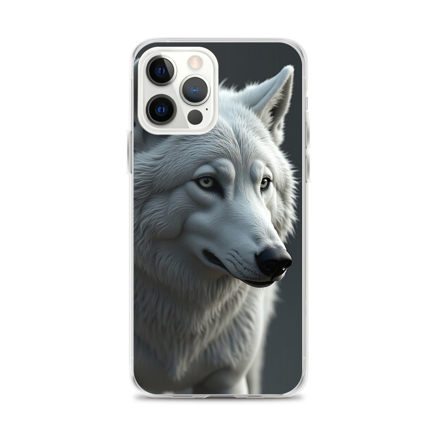 Superficient iPhone 12 Pro Max Case – Majestic Arctic Wolf Design (Fits iPhone 7–16) iPhone 12 Pro Max