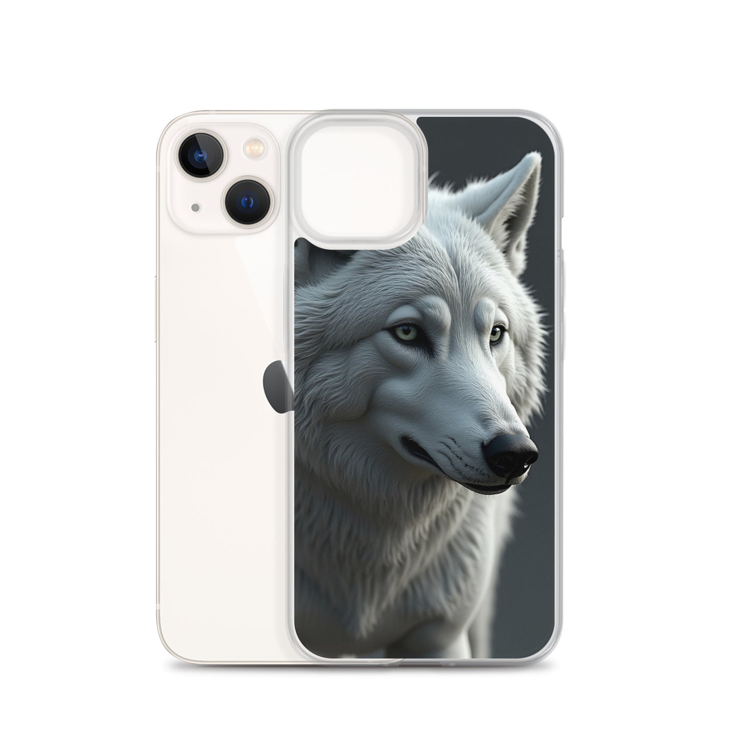 Superficient iPhone 12 Pro Max Case – Majestic Arctic Wolf Design (Fits iPhone 7–16)