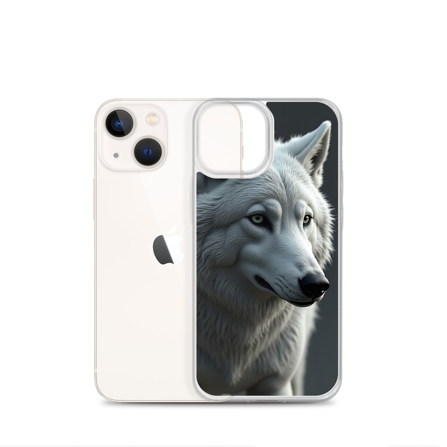 Superficient iPhone 12 Pro Max Case – Majestic Arctic Wolf Design (Fits iPhone 7–16)