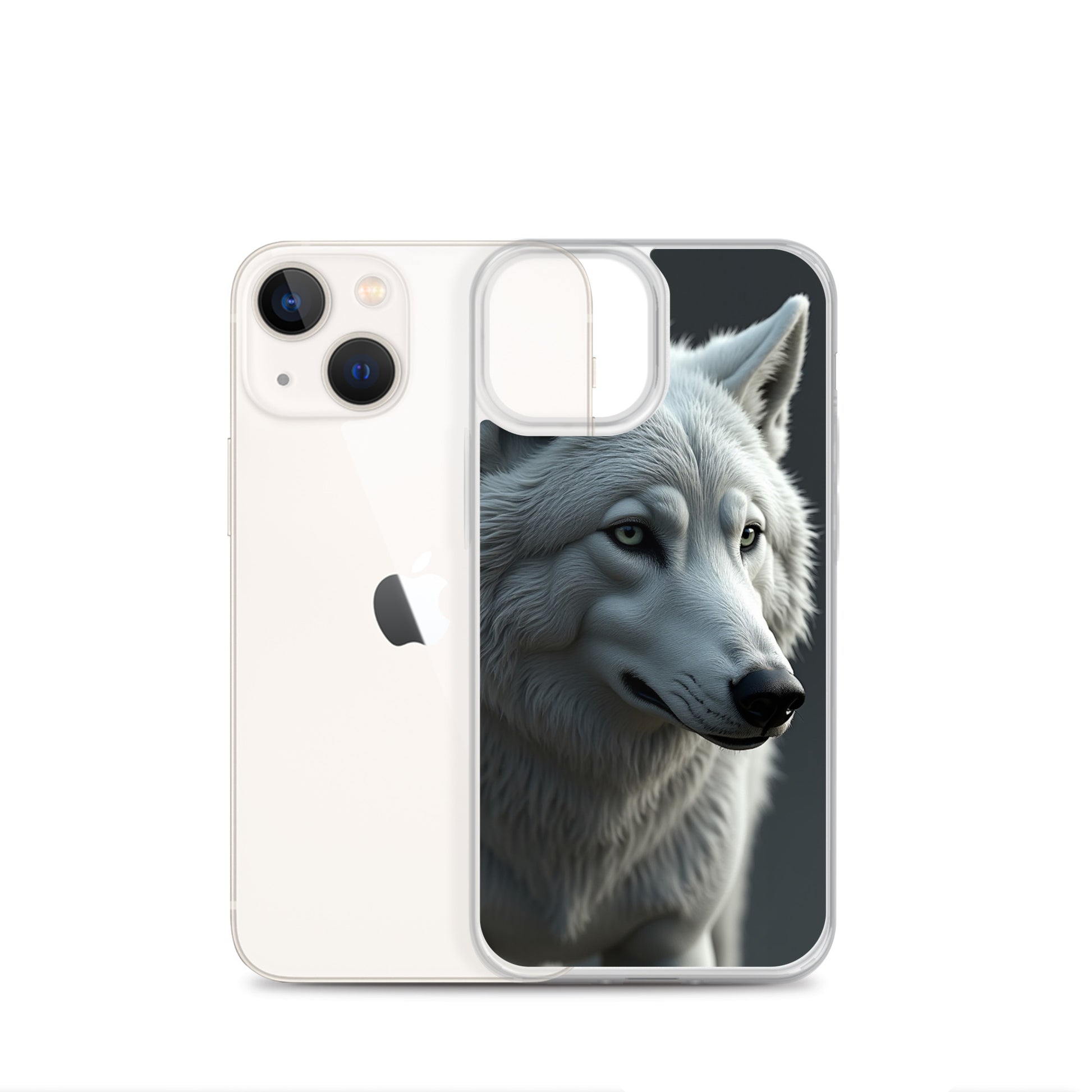 Superficient iPhone 12 Pro Max Case – Majestic Arctic Wolf Design (Fits iPhone 7–16)
