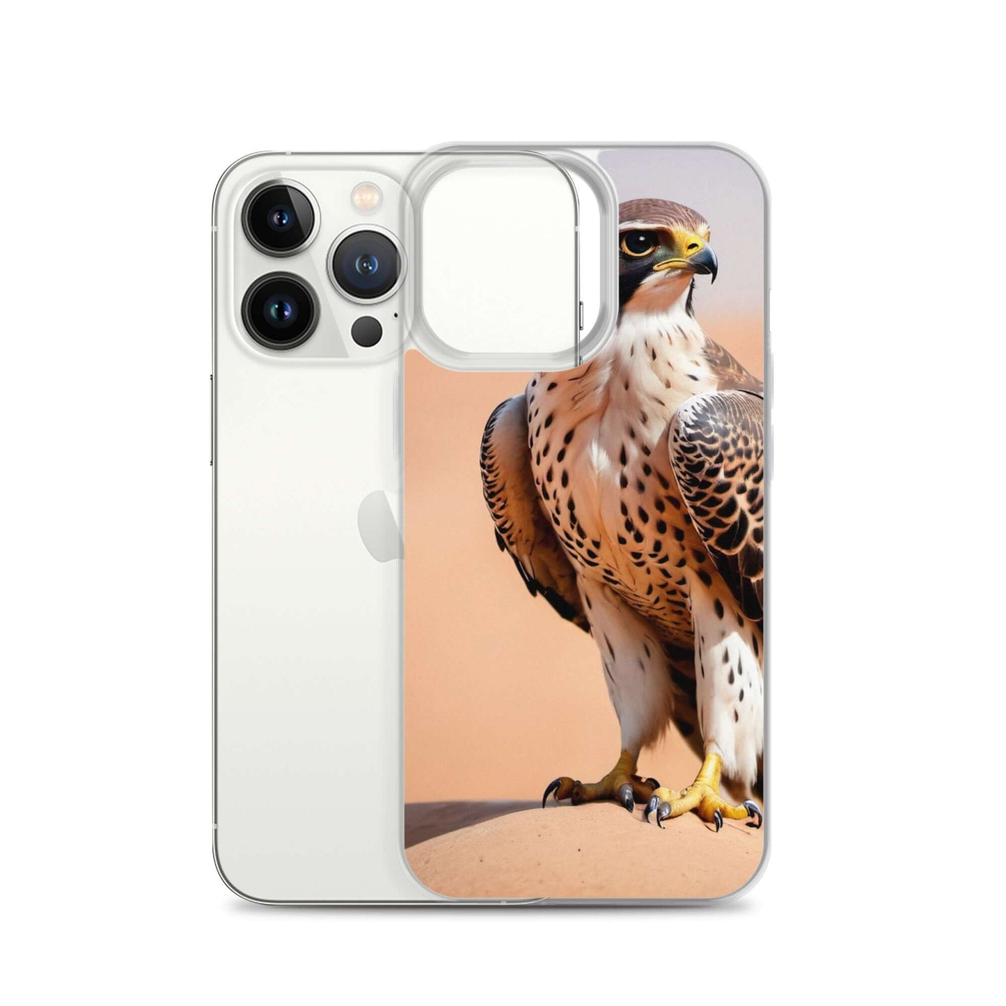 iPhone 14 Plus Case Featuring Falcon Design – Bold Nature Meets Premium Protection