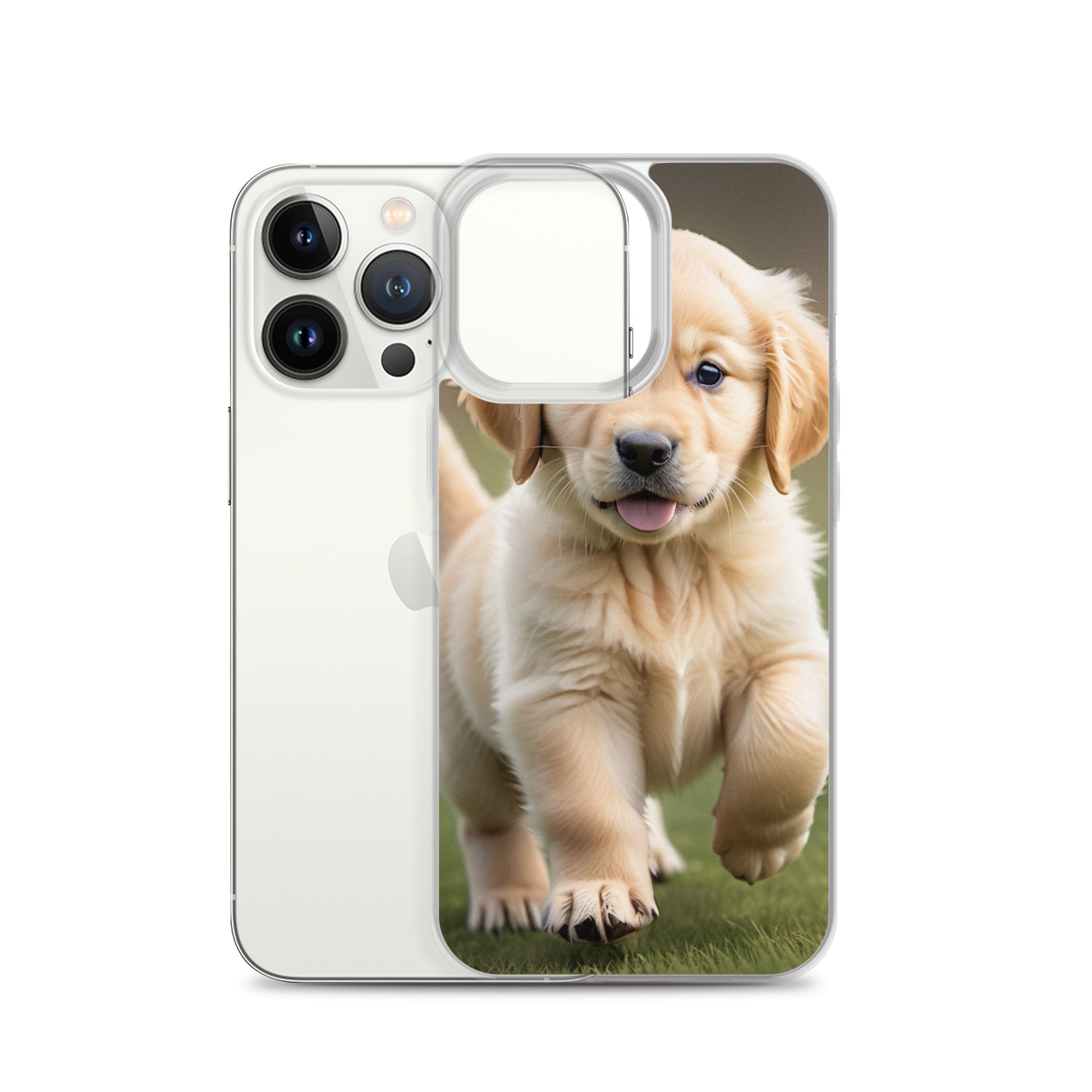 🐾 iPhone 12 Pro Case – Golden Retriever Puppy Design | Fits iPhone 7–16