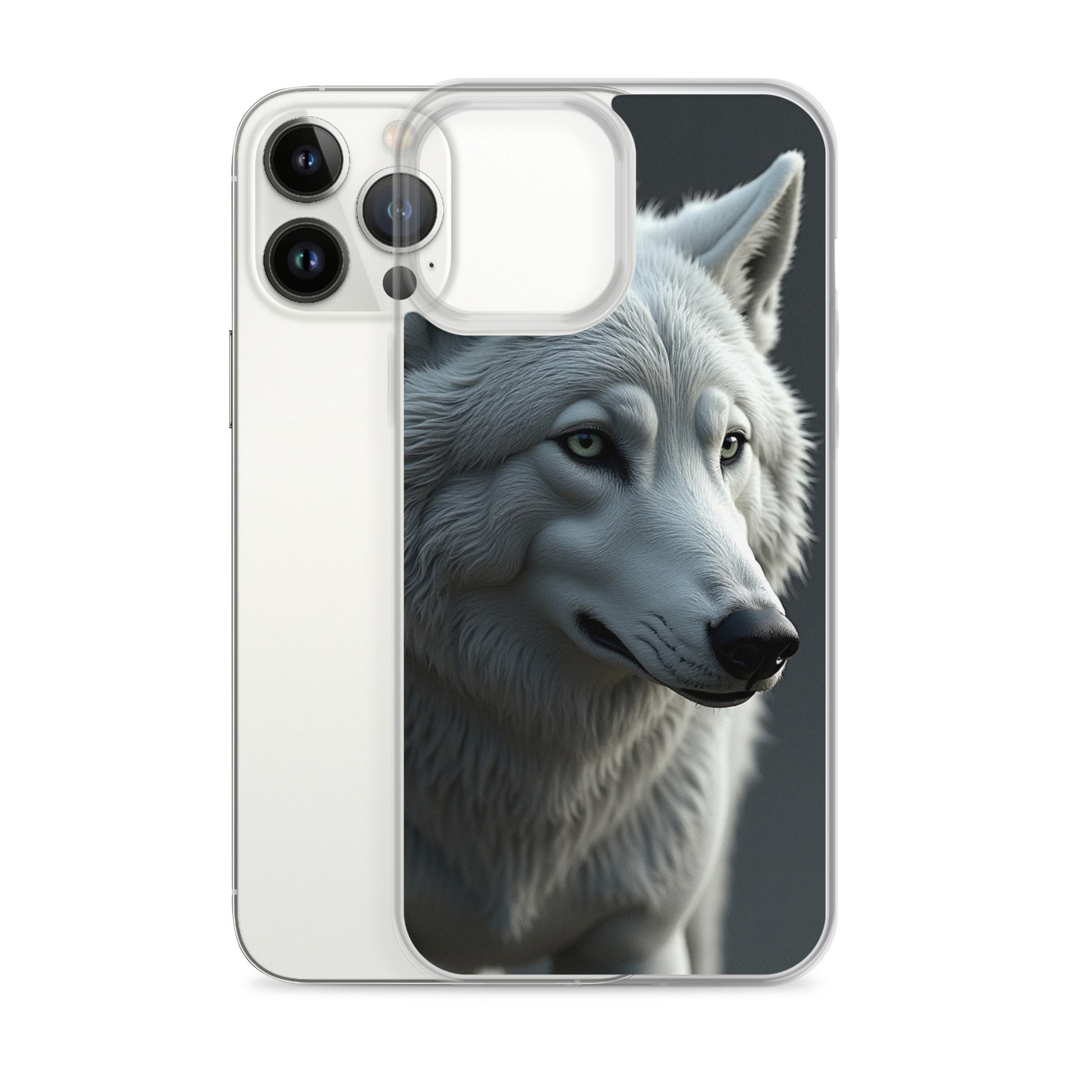 Superficient iPhone 12 Pro Max Case – Majestic Arctic Wolf Design (Fits iPhone 7–16)