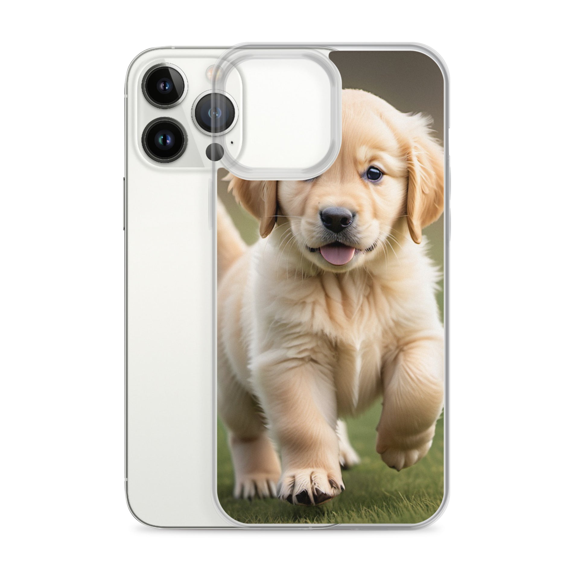 🐾 iPhone 12 Pro Case – Golden Retriever Puppy Design | Fits iPhone 7–16