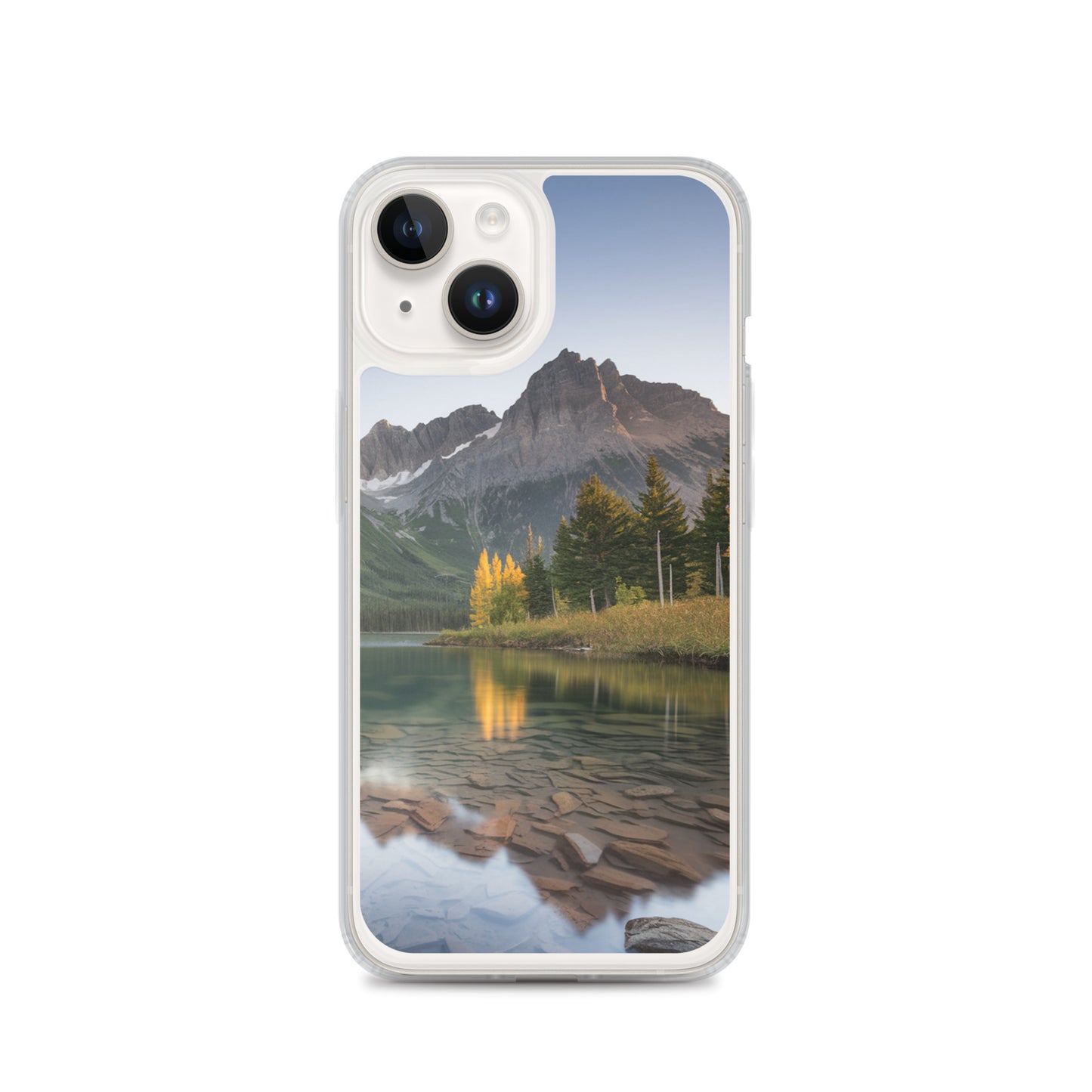 iPhone 12 Pro Max Case – Mountain Lake Design | Fits iPhone 7 to 16 iPhone 14