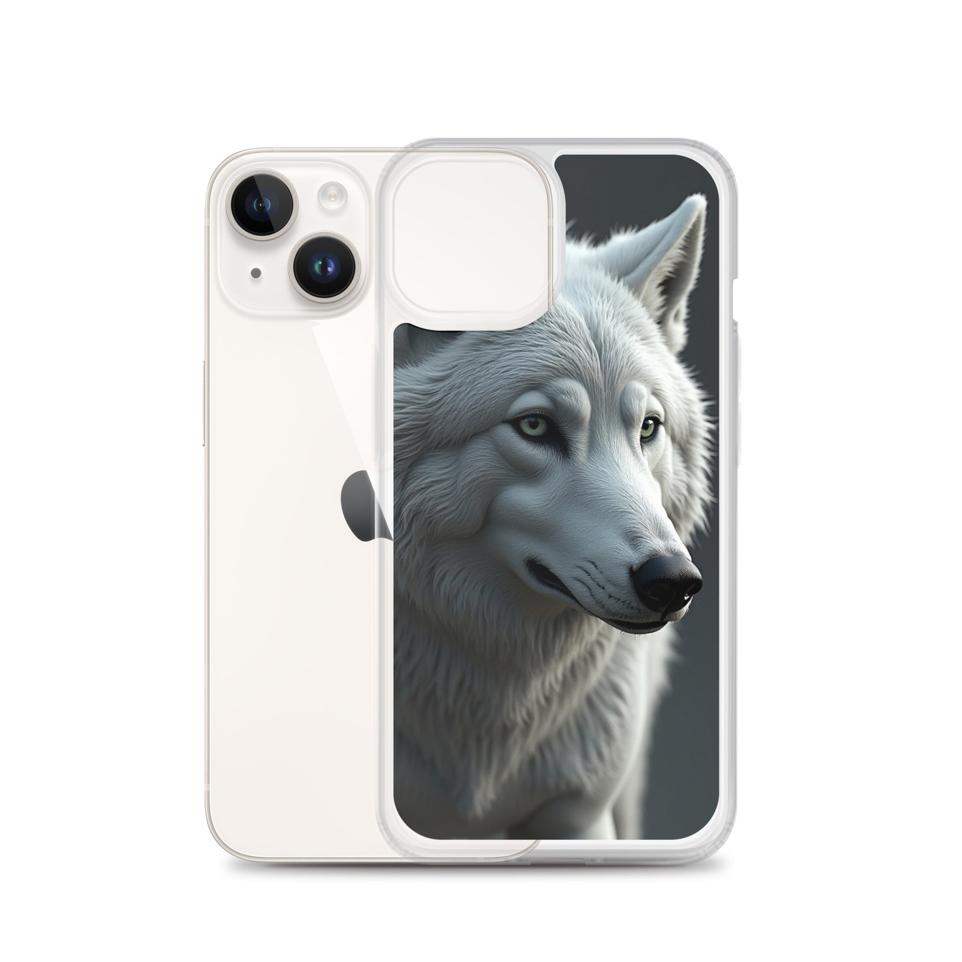 Superficient iPhone 12 Pro Max Case – Majestic Arctic Wolf Design (Fits iPhone 7–16)