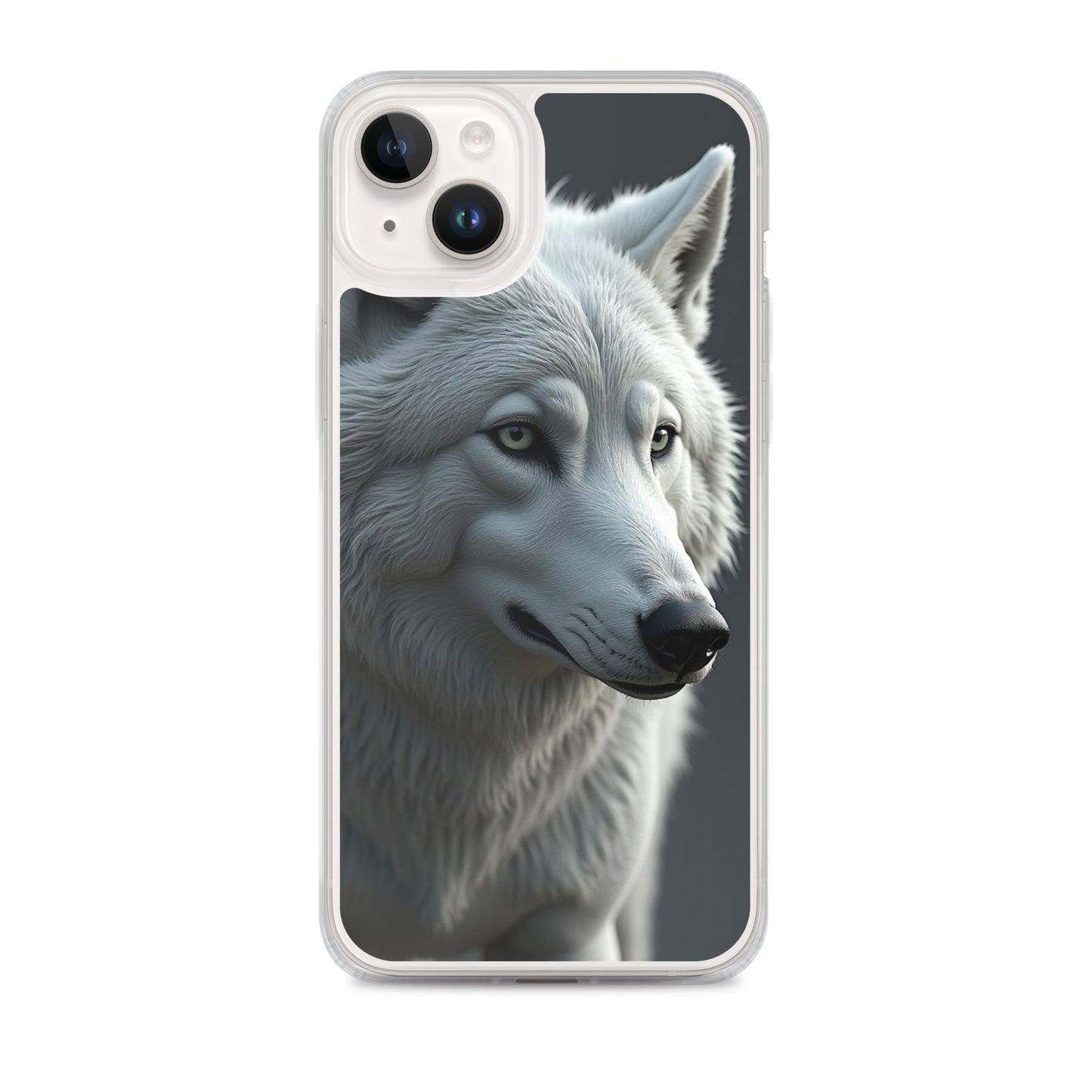 Superficient iPhone 12 Pro Max Case – Majestic Arctic Wolf Design (Fits iPhone 7–16) iPhone 14 Plus