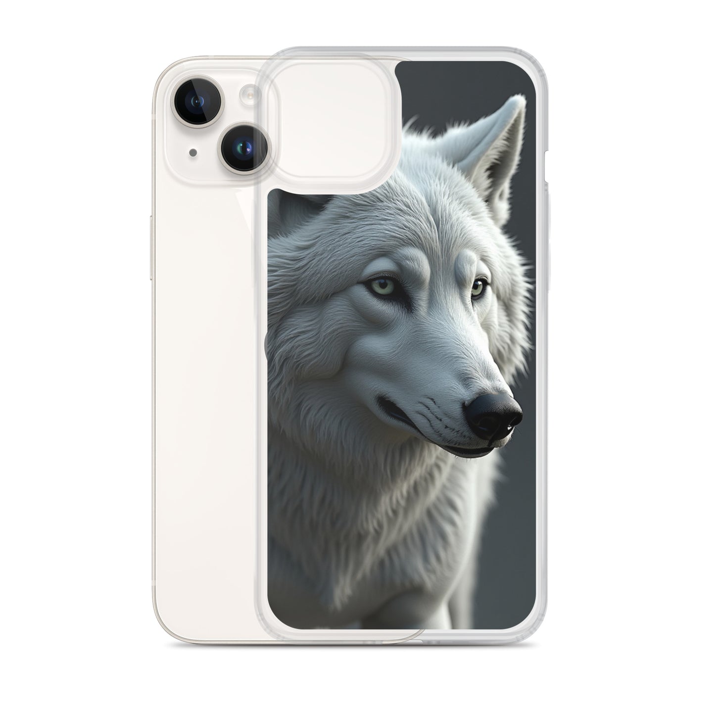 Superficient iPhone 12 Pro Max Case – Majestic Arctic Wolf Design (Fits iPhone 7–16)