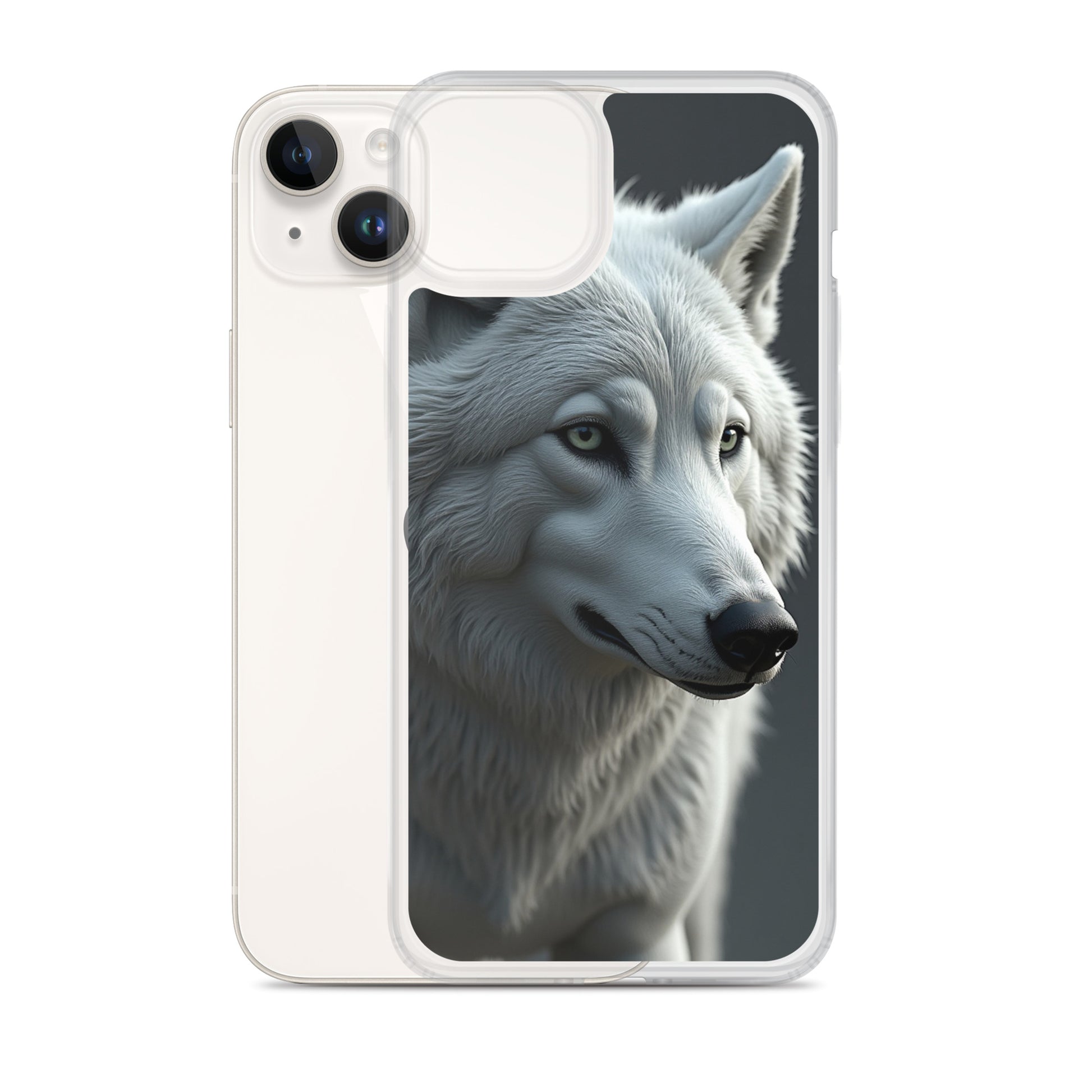 Superficient iPhone 12 Pro Max Case – Majestic Arctic Wolf Design (Fits iPhone 7–16)