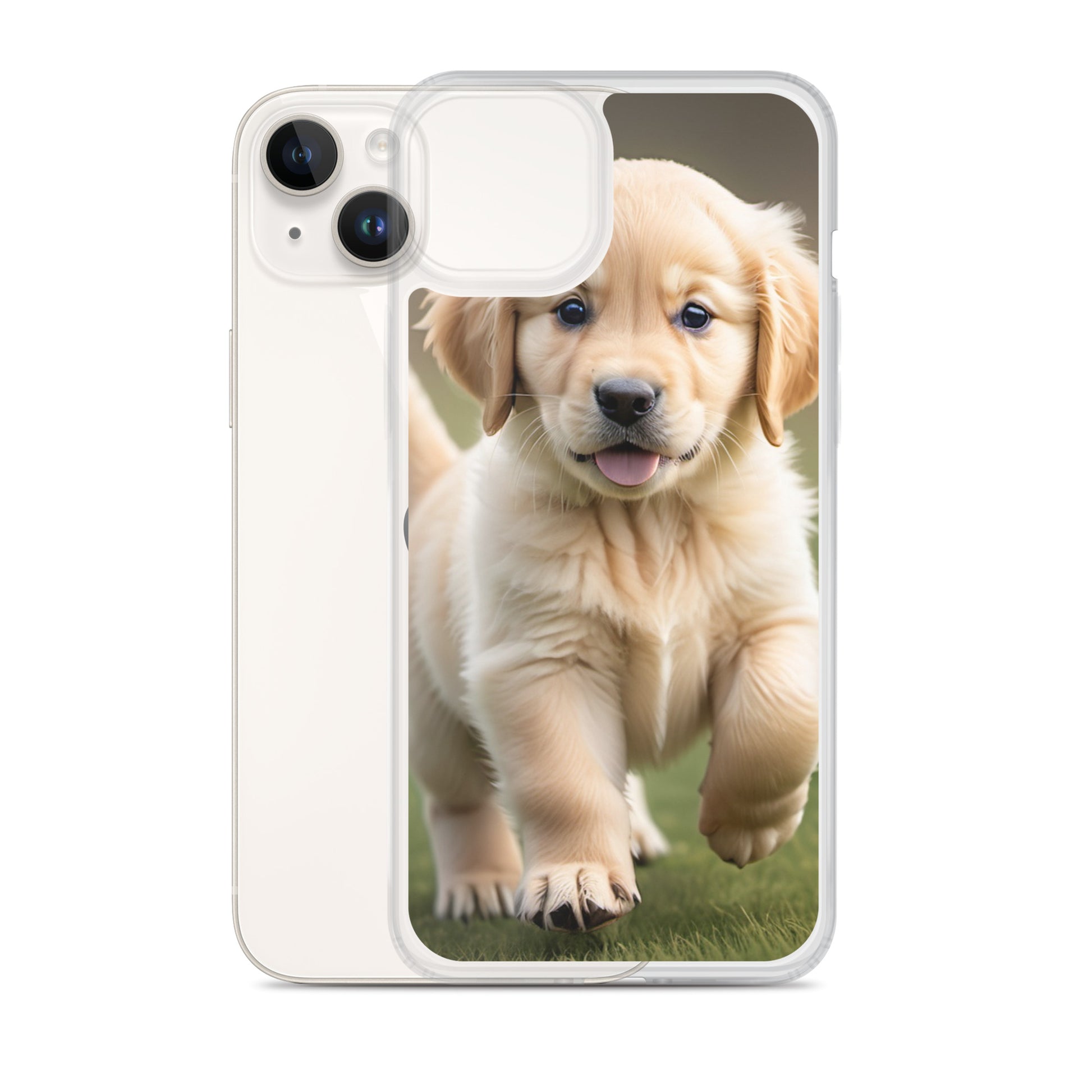 🐾 iPhone 12 Pro Case – Golden Retriever Puppy Design | Fits iPhone 7–16