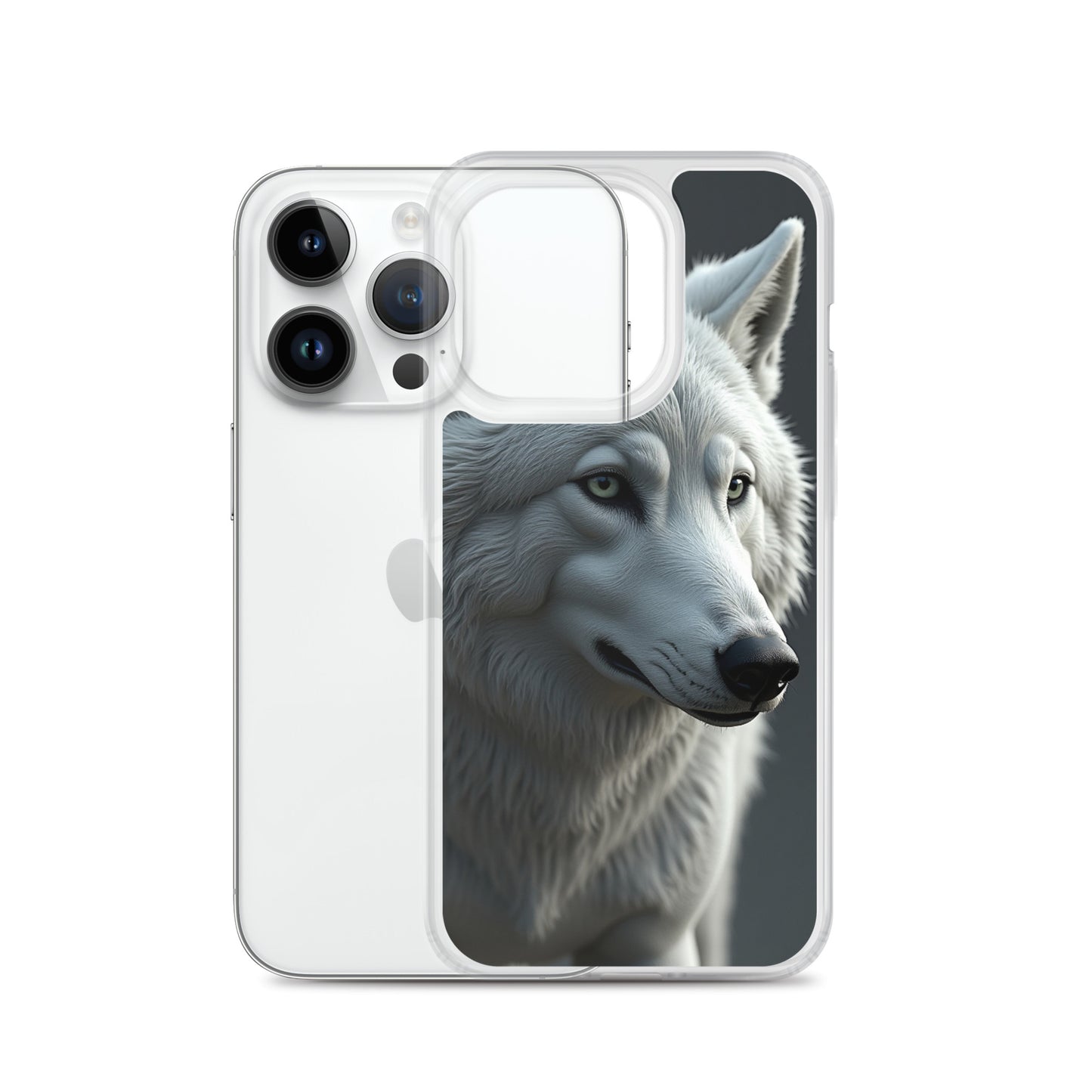 Superficient iPhone 12 Pro Max Case – Majestic Arctic Wolf Design (Fits iPhone 7–16)
