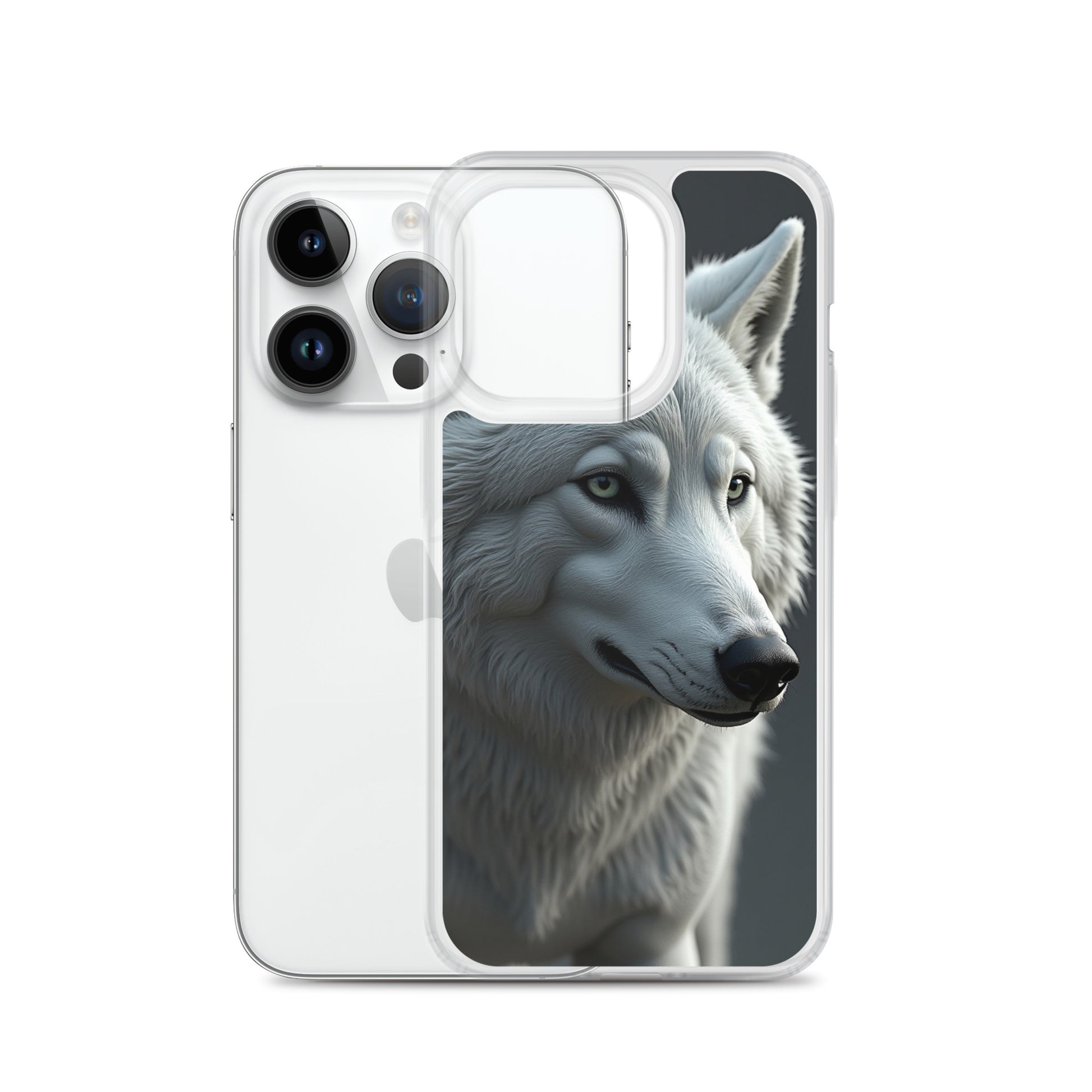 Superficient iPhone 12 Pro Max Case – Majestic Arctic Wolf Design (Fits iPhone 7–16)