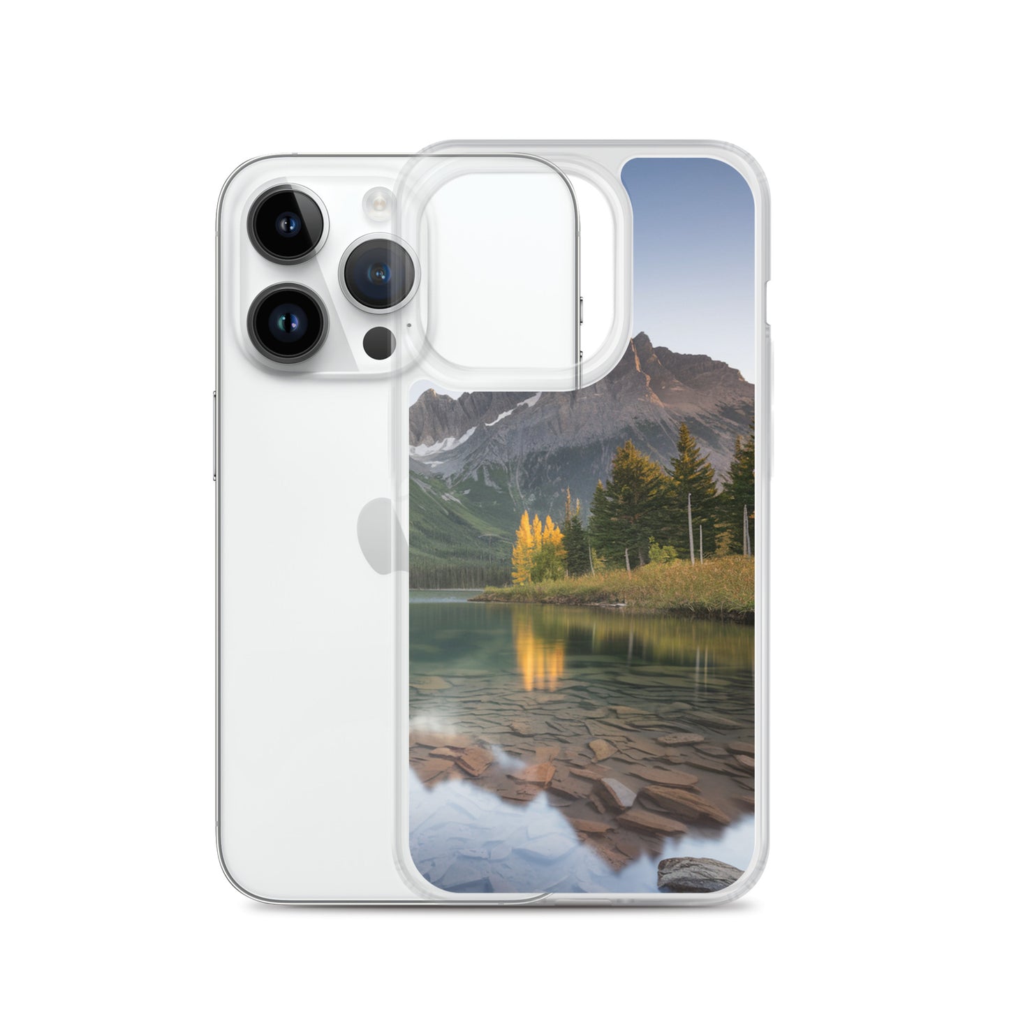 iPhone 12 Pro Max Case – Mountain Lake Design | Fits iPhone 7 to 16