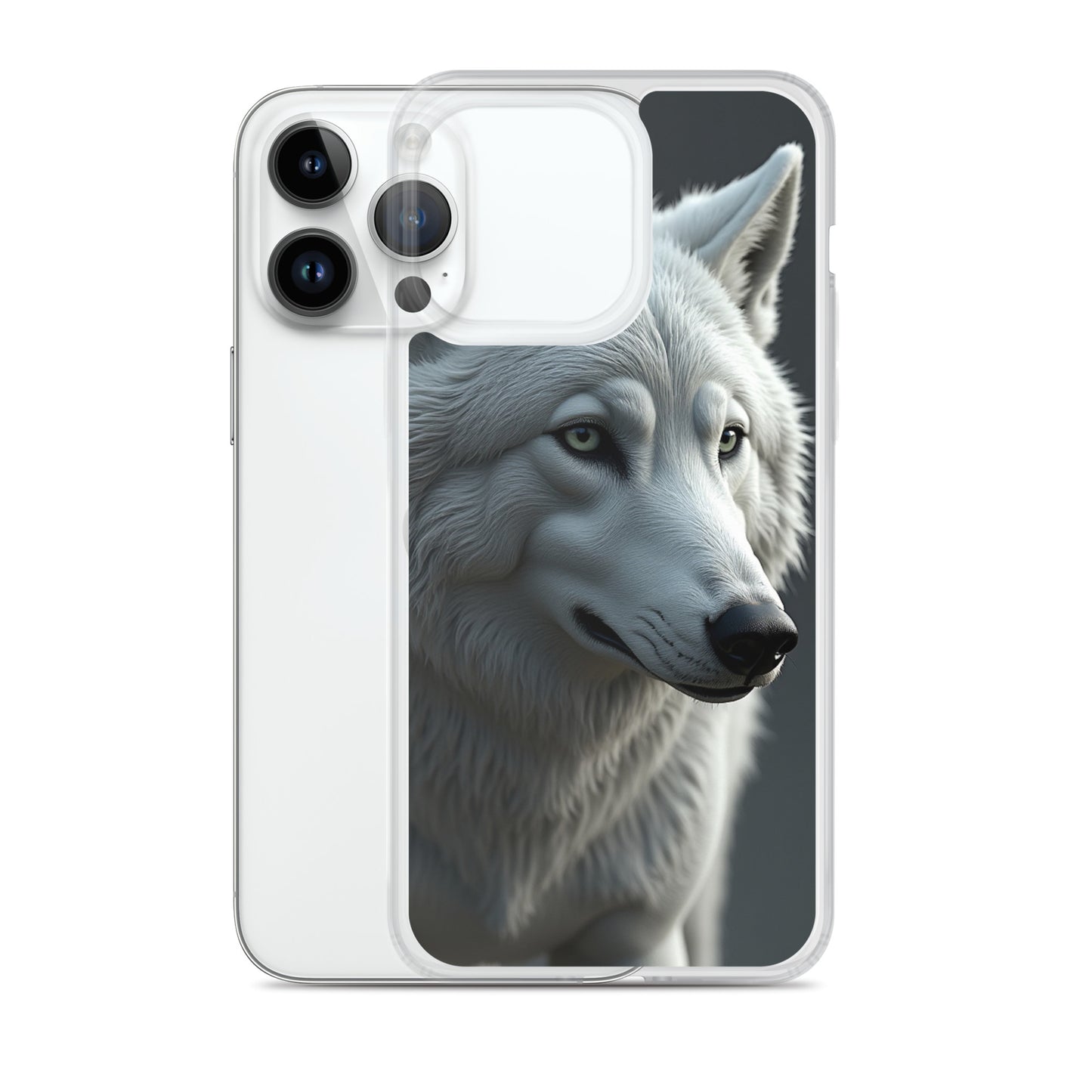 Superficient iPhone 12 Pro Max Case – Majestic Arctic Wolf Design (Fits iPhone 7–16)