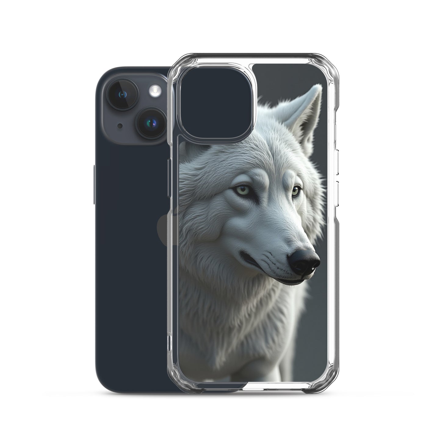 Superficient iPhone 12 Pro Max Case – Majestic Arctic Wolf Design (Fits iPhone 7–16)