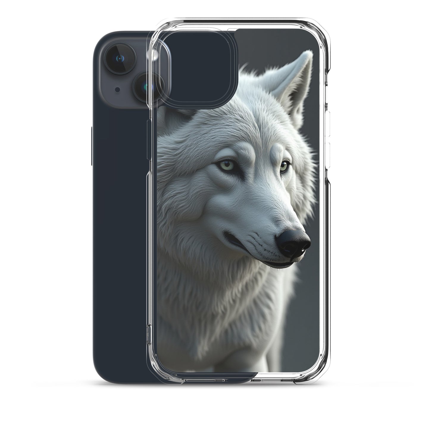 Superficient iPhone 12 Pro Max Case – Majestic Arctic Wolf Design (Fits iPhone 7–16)