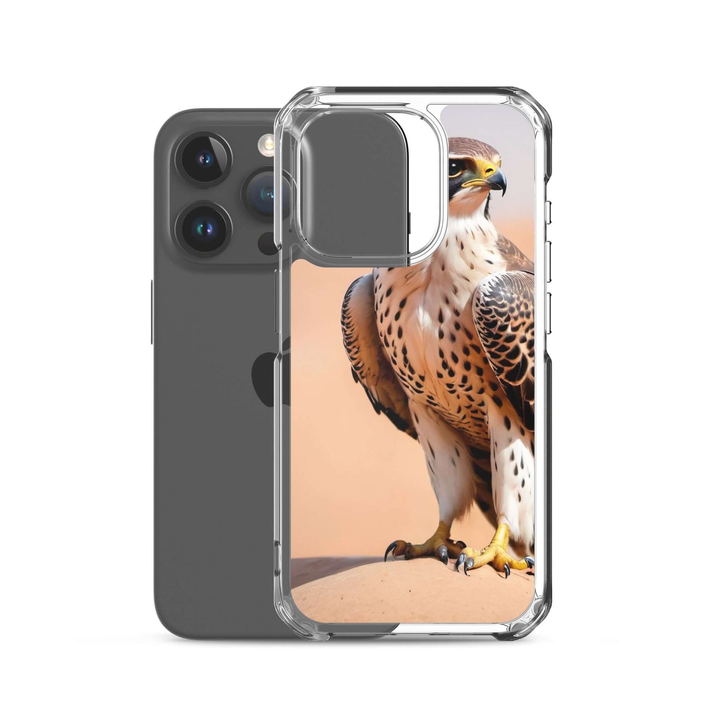 iPhone 14 Plus Case Featuring Falcon Design – Bold Nature Meets Premium Protection