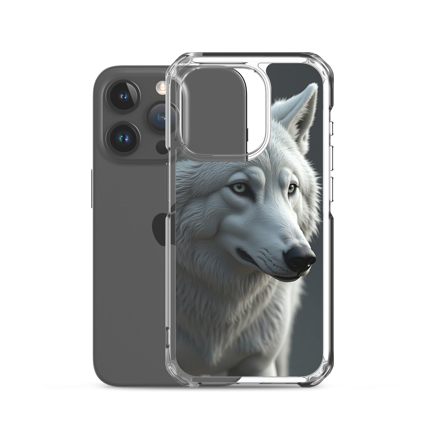 Superficient iPhone 12 Pro Max Case – Majestic Arctic Wolf Design (Fits iPhone 7–16)