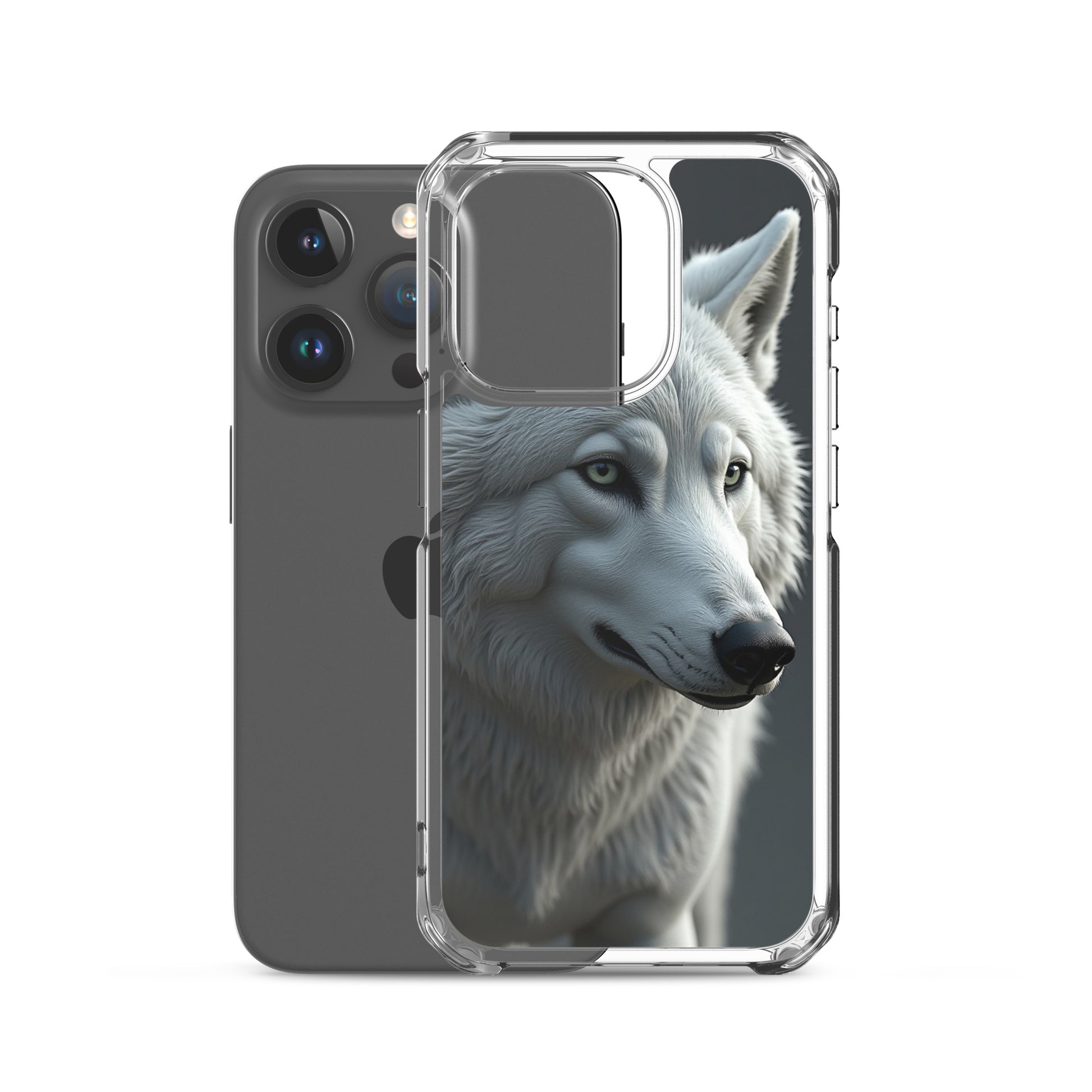 Superficient iPhone 12 Pro Max Case – Majestic Arctic Wolf Design (Fits iPhone 7–16)