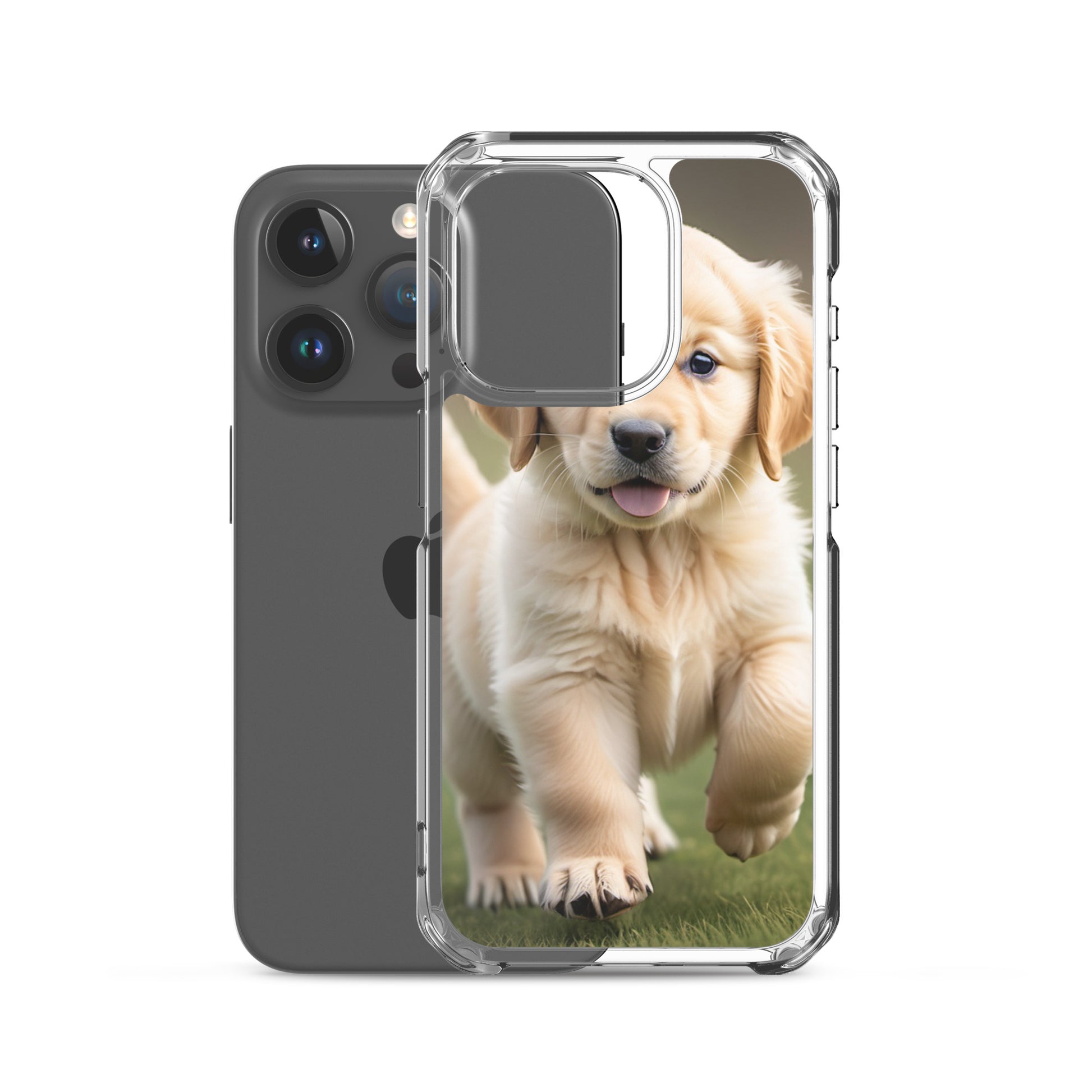 🐾 iPhone 12 Pro Case – Golden Retriever Puppy Design | Fits iPhone 7–16