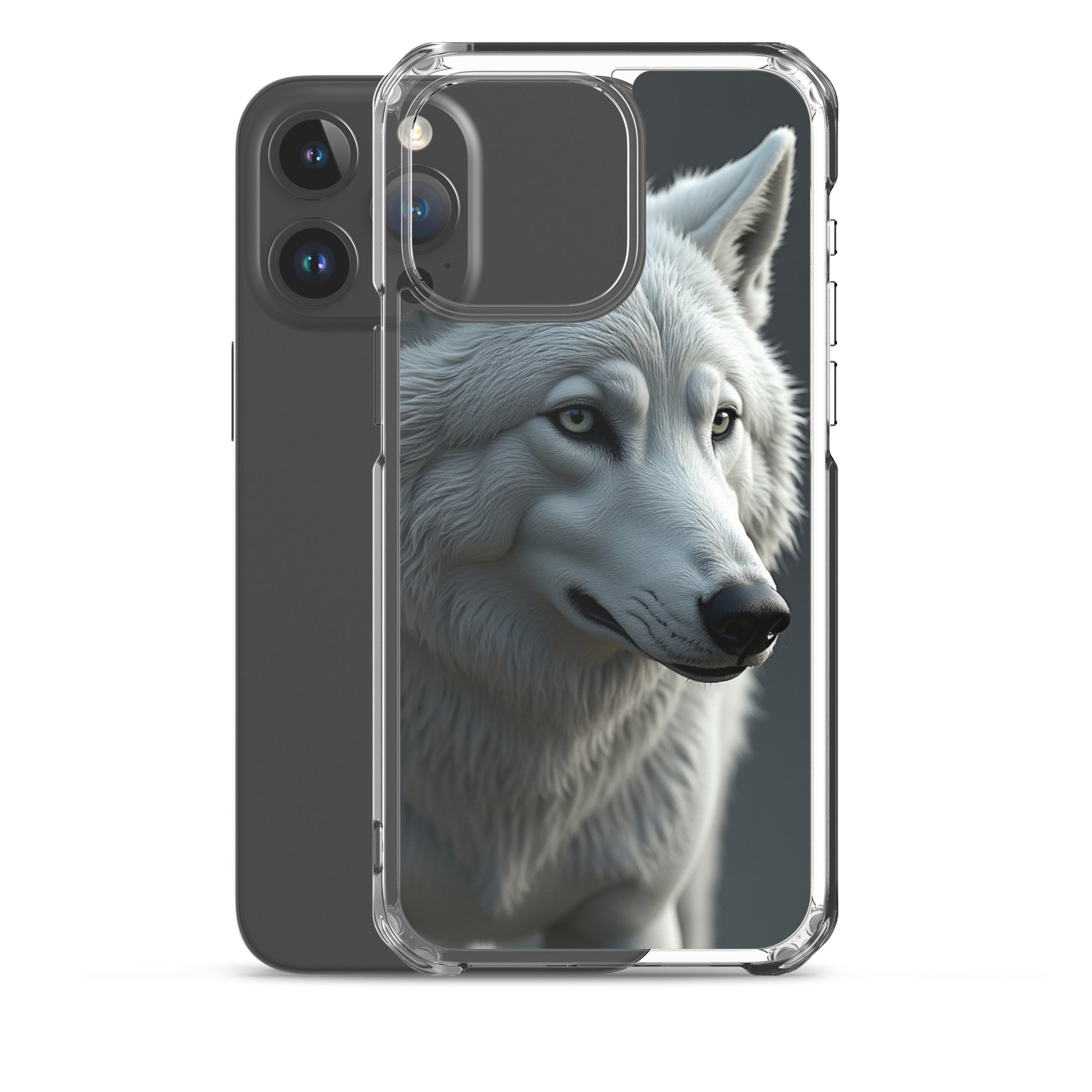Superficient iPhone 12 Pro Max Case – Majestic Arctic Wolf Design (Fits iPhone 7–16)