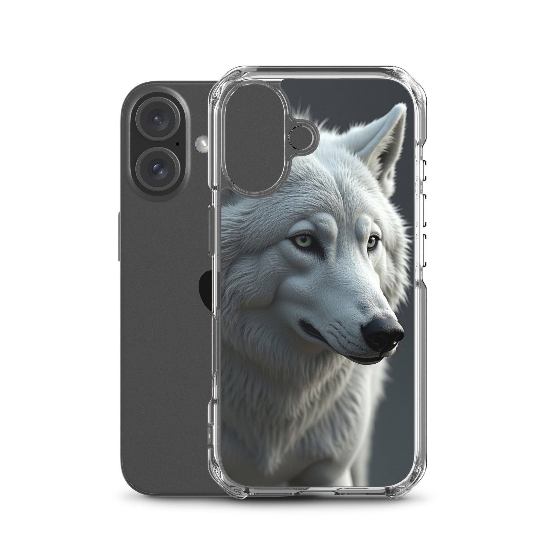Superficient iPhone 12 Pro Max Case – Majestic Arctic Wolf Design (Fits iPhone 7–16)