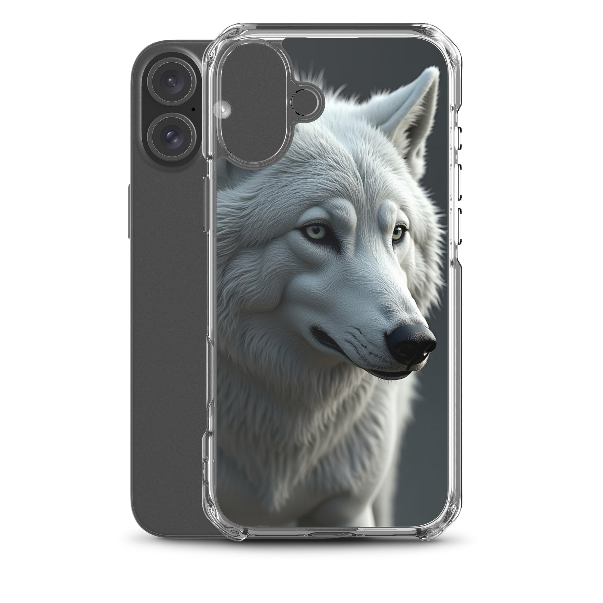 Superficient iPhone 12 Pro Max Case – Majestic Arctic Wolf Design (Fits iPhone 7–16)