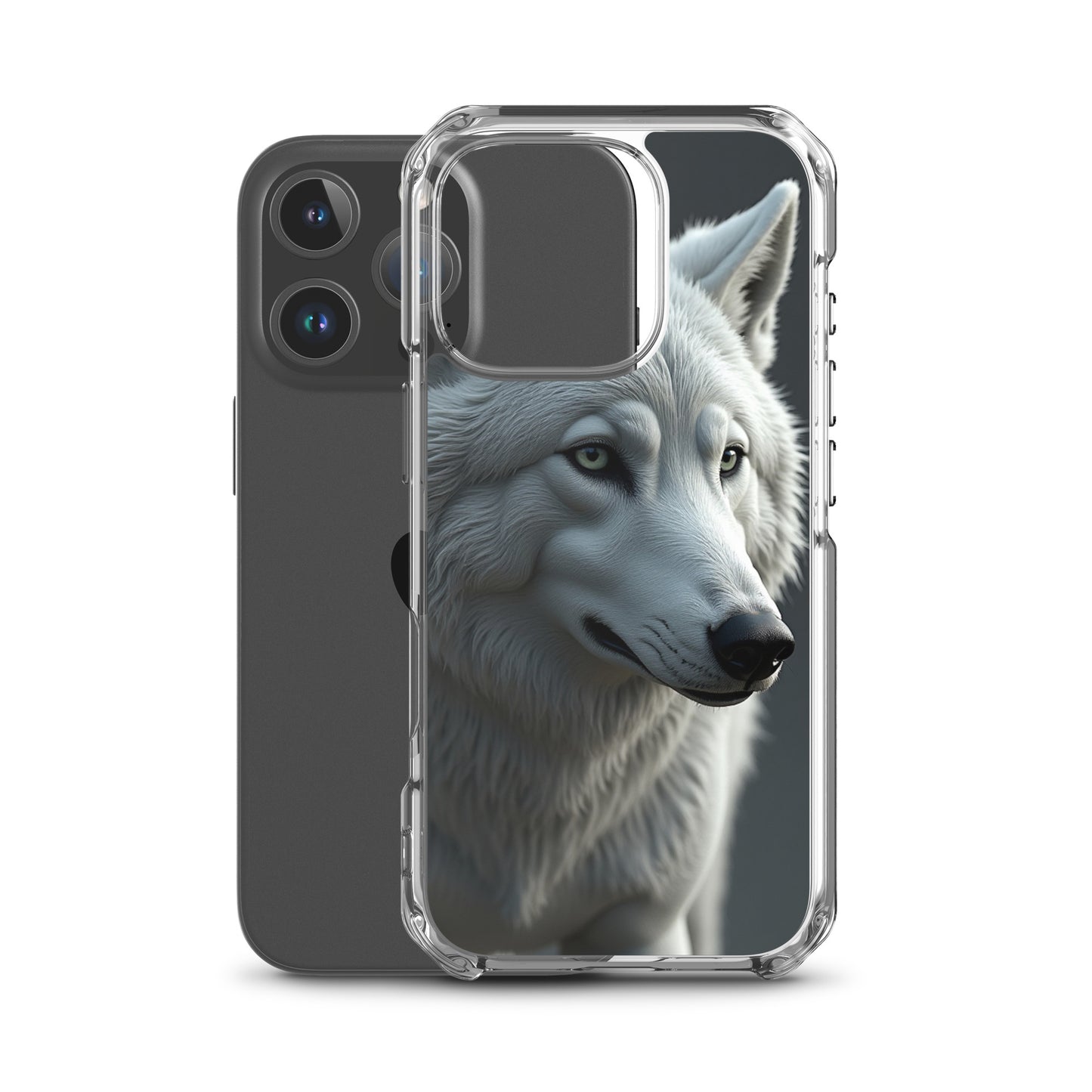 Superficient iPhone 12 Pro Max Case – Majestic Arctic Wolf Design (Fits iPhone 7–16)