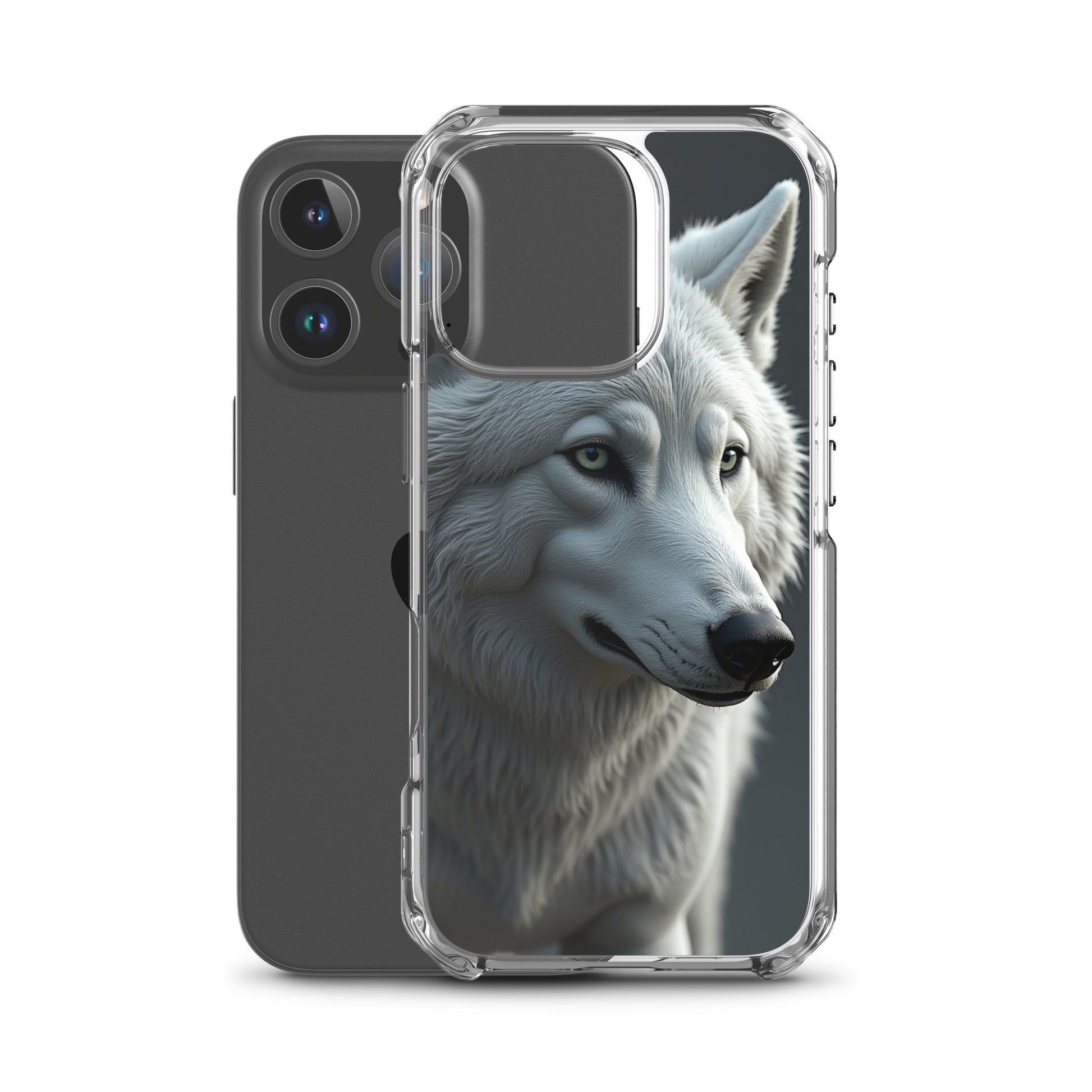 Superficient iPhone 12 Pro Max Case – Majestic Arctic Wolf Design (Fits iPhone 7–16)