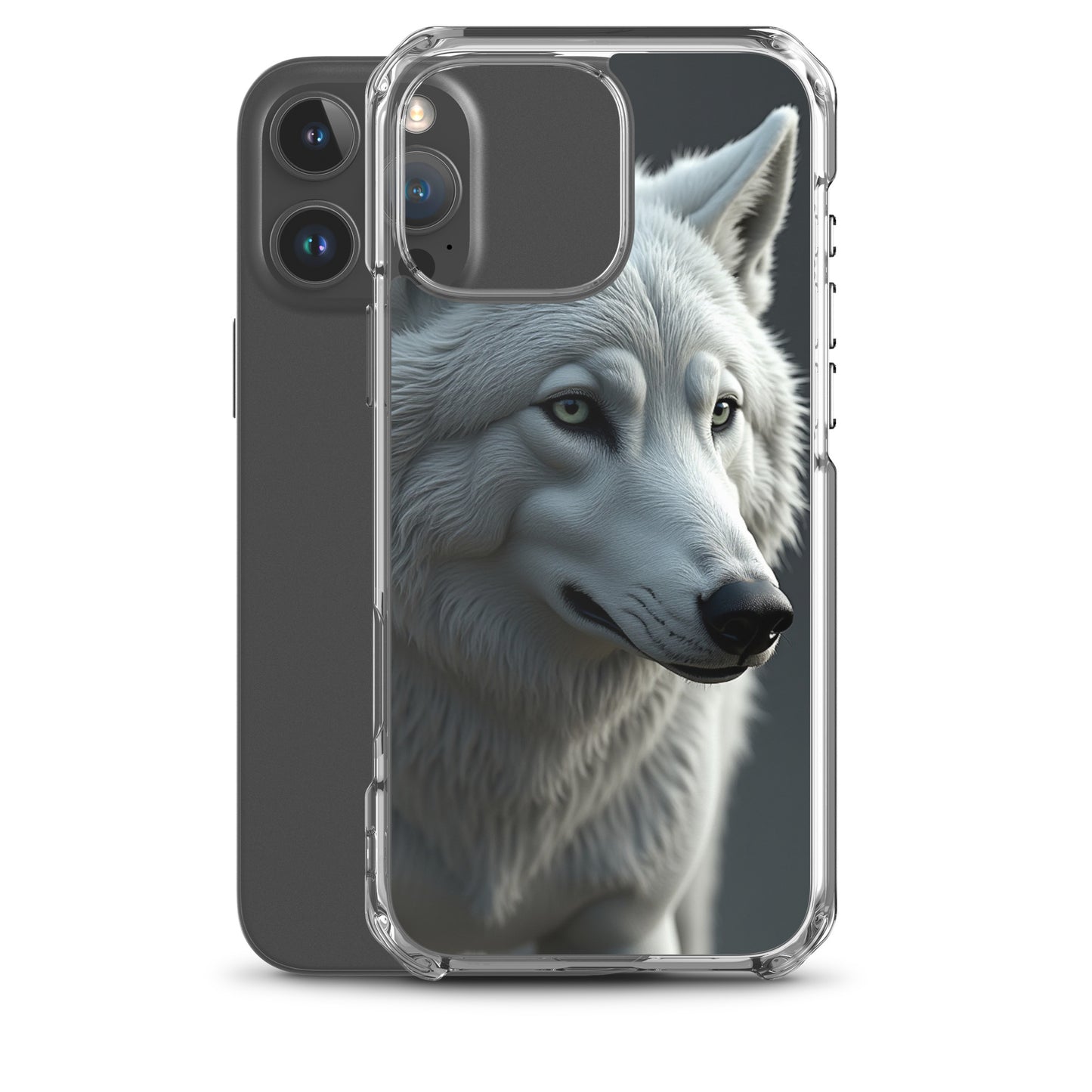 Superficient iPhone 12 Pro Max Case – Majestic Arctic Wolf Design (Fits iPhone 7–16)