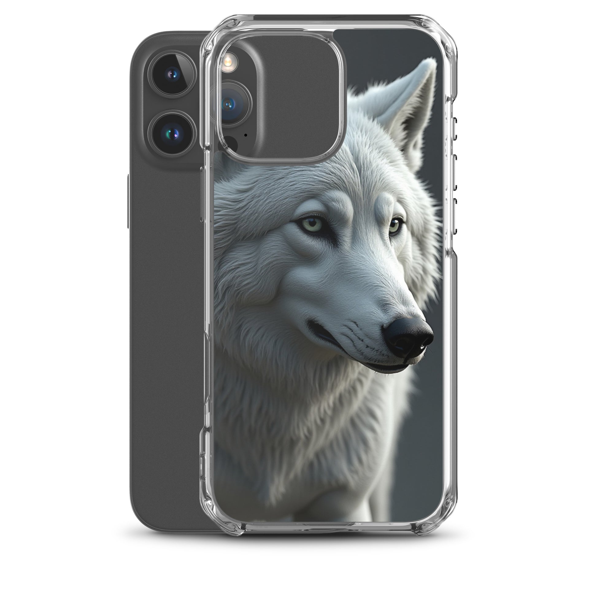 Superficient iPhone 12 Pro Max Case – Majestic Arctic Wolf Design (Fits iPhone 7–16)