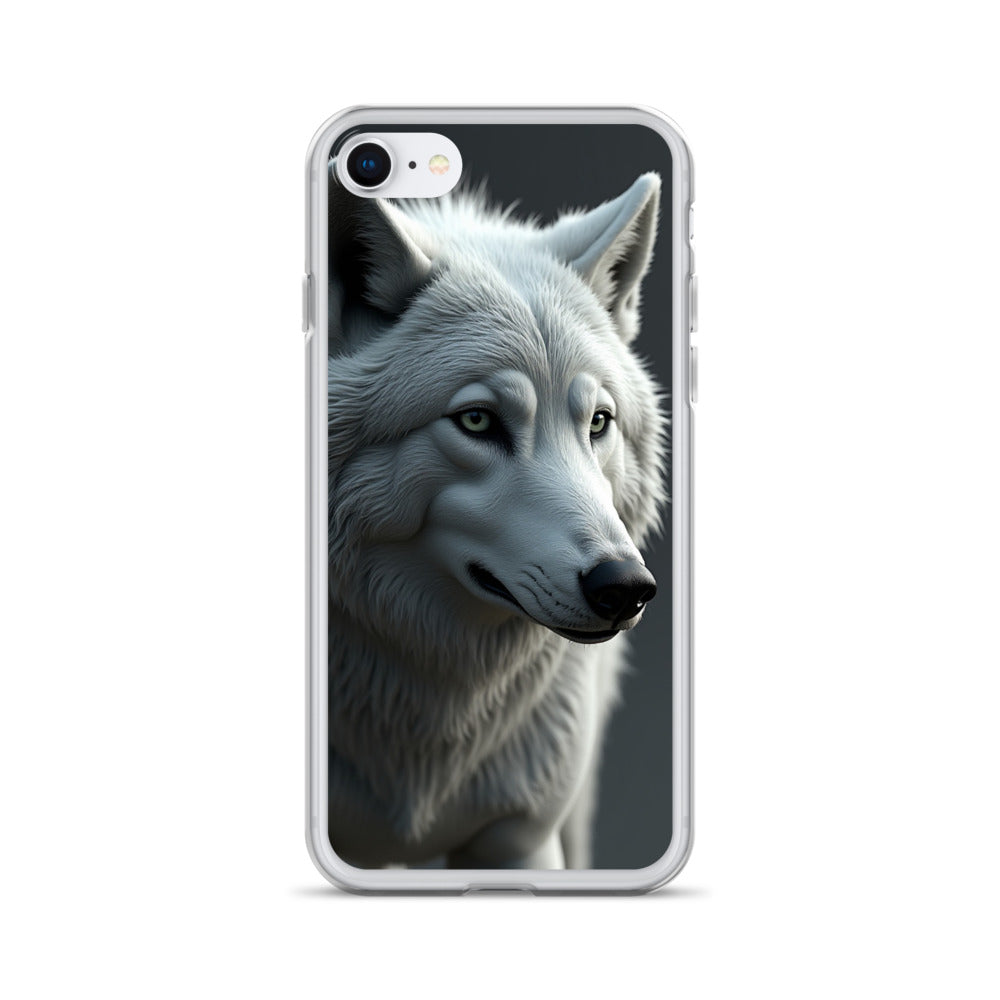 Superficient iPhone 12 Pro Max Case – Majestic Arctic Wolf Design (Fits iPhone 7–16) iPhone SE