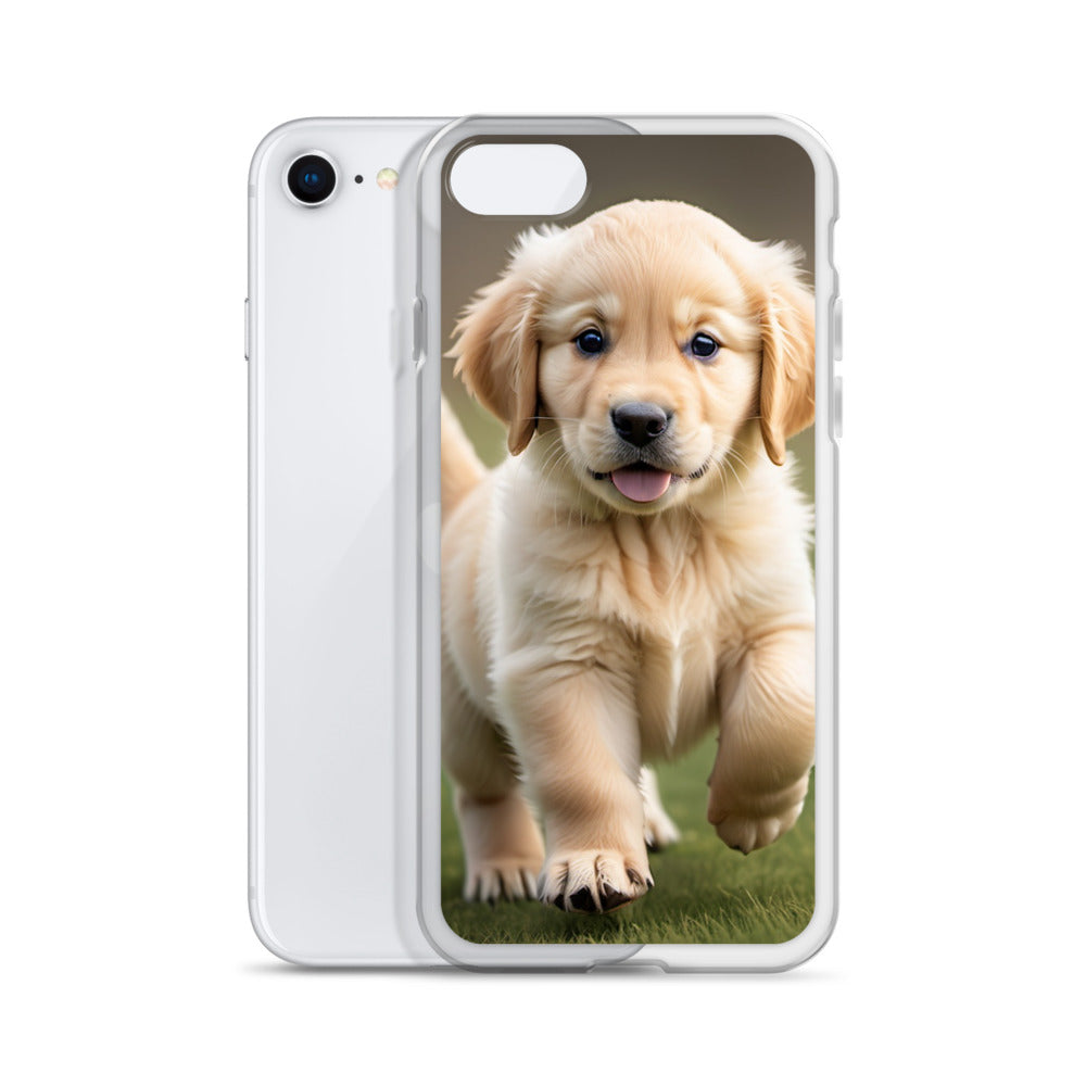 🐾 iPhone 12 Pro Case – Golden Retriever Puppy Design | Fits iPhone 7–16