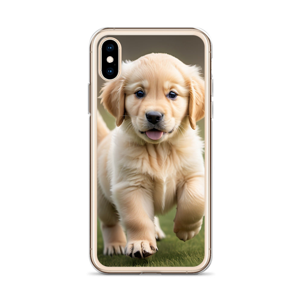 🐾 iPhone 12 Pro Case – Golden Retriever Puppy Design | Fits iPhone 7–16