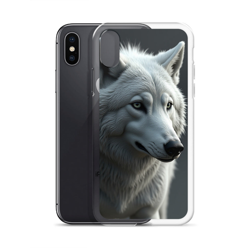 Superficient iPhone 12 Pro Max Case – Majestic Arctic Wolf Design (Fits iPhone 7–16)