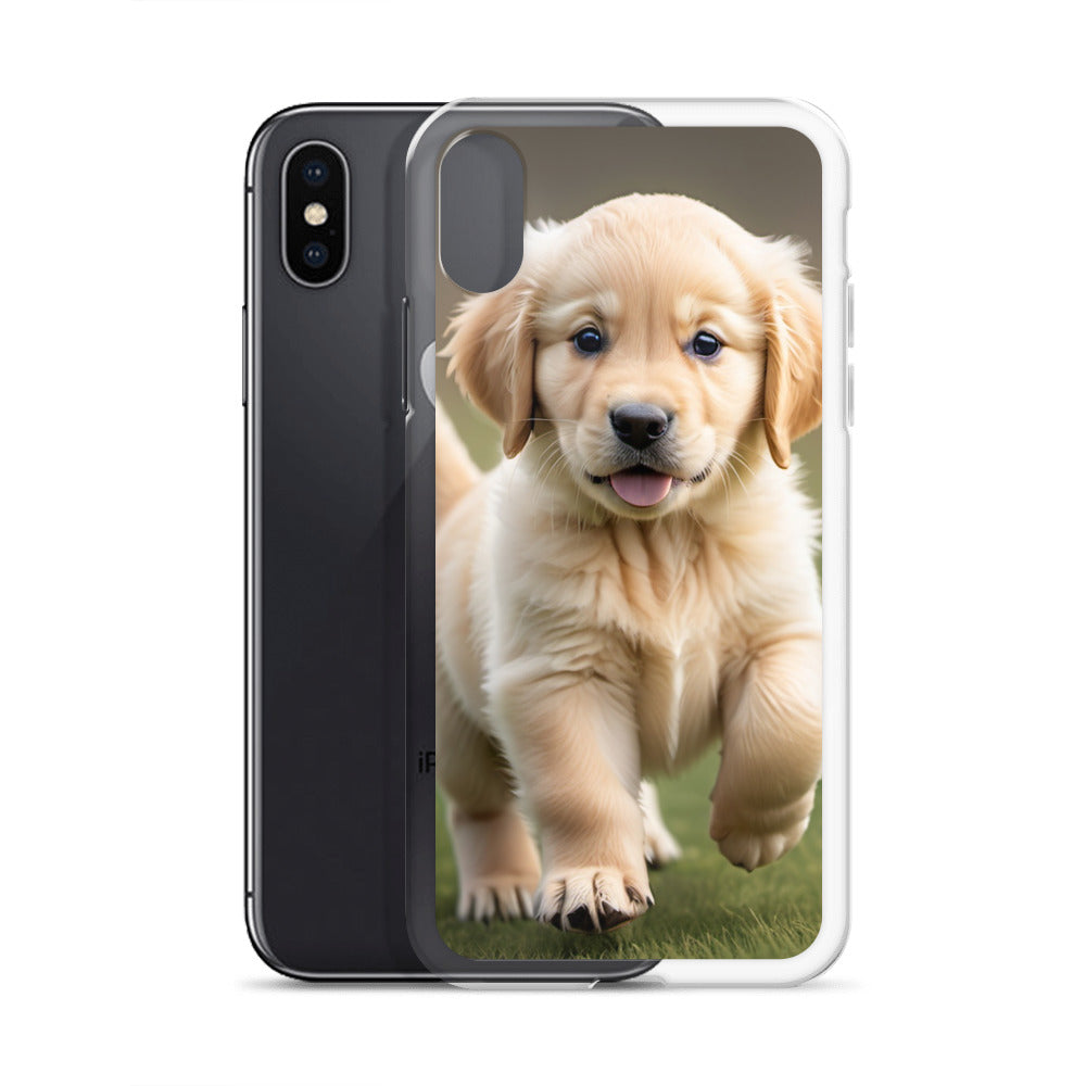 🐾 iPhone 12 Pro Case – Golden Retriever Puppy Design | Fits iPhone 7–16