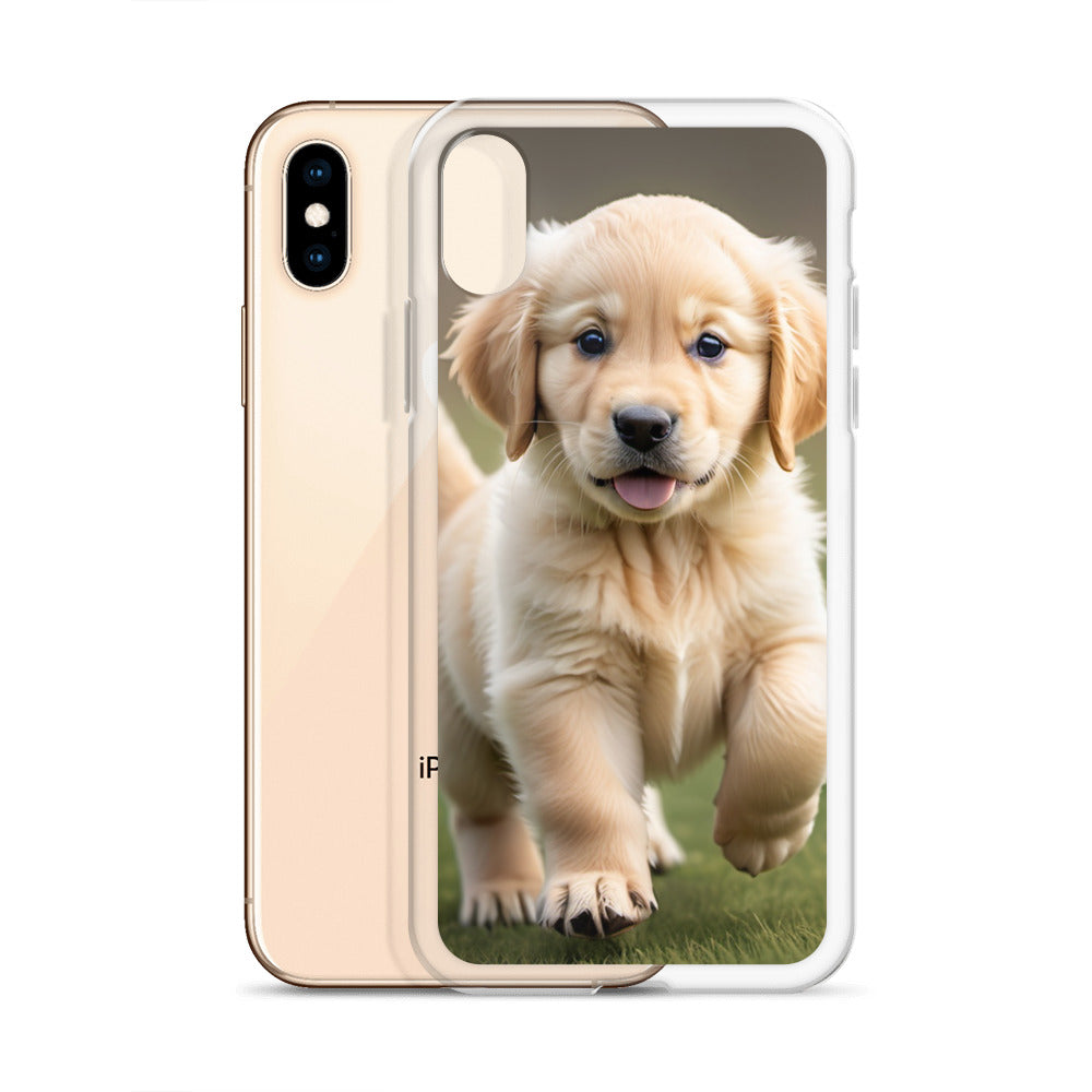 🐾 iPhone 12 Pro Case – Golden Retriever Puppy Design | Fits iPhone 7–16